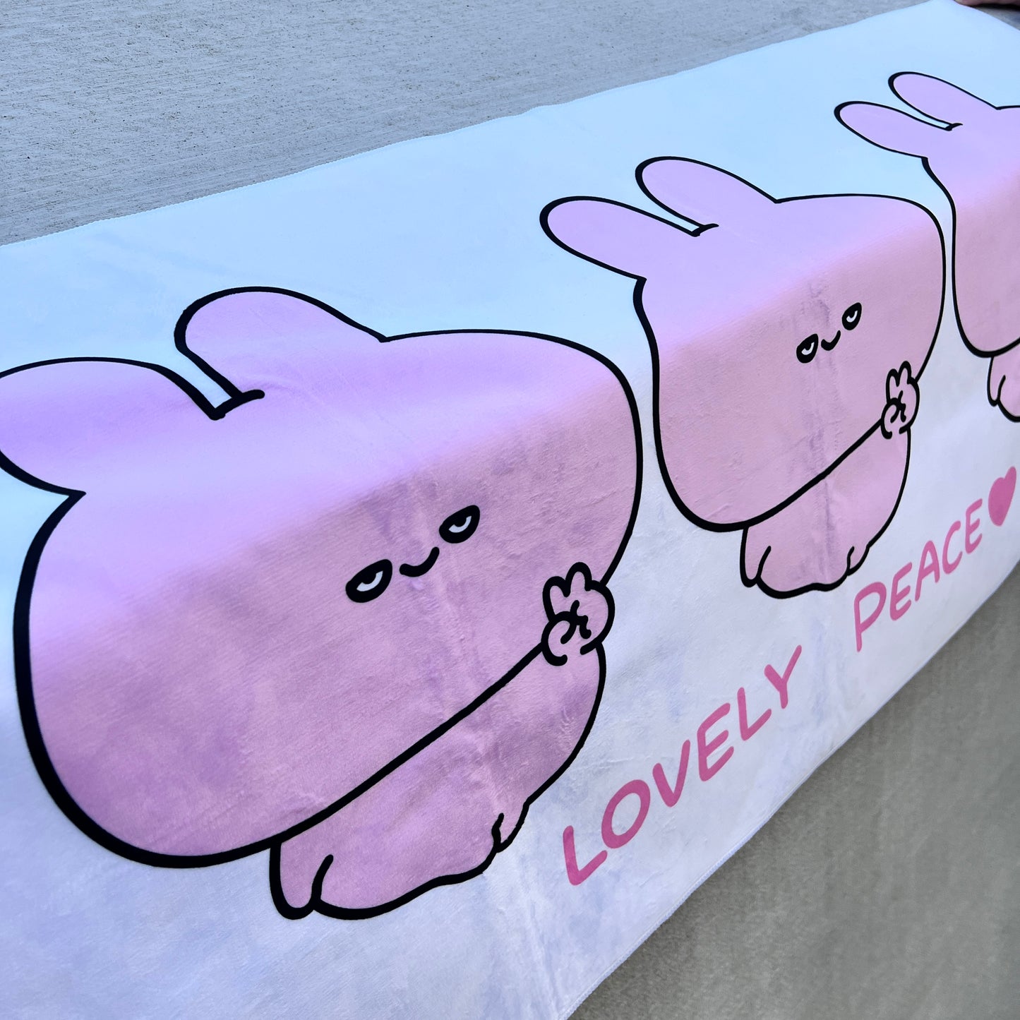 【あさみみちゃん】おひるねビッグタオル【4月中旬発送】