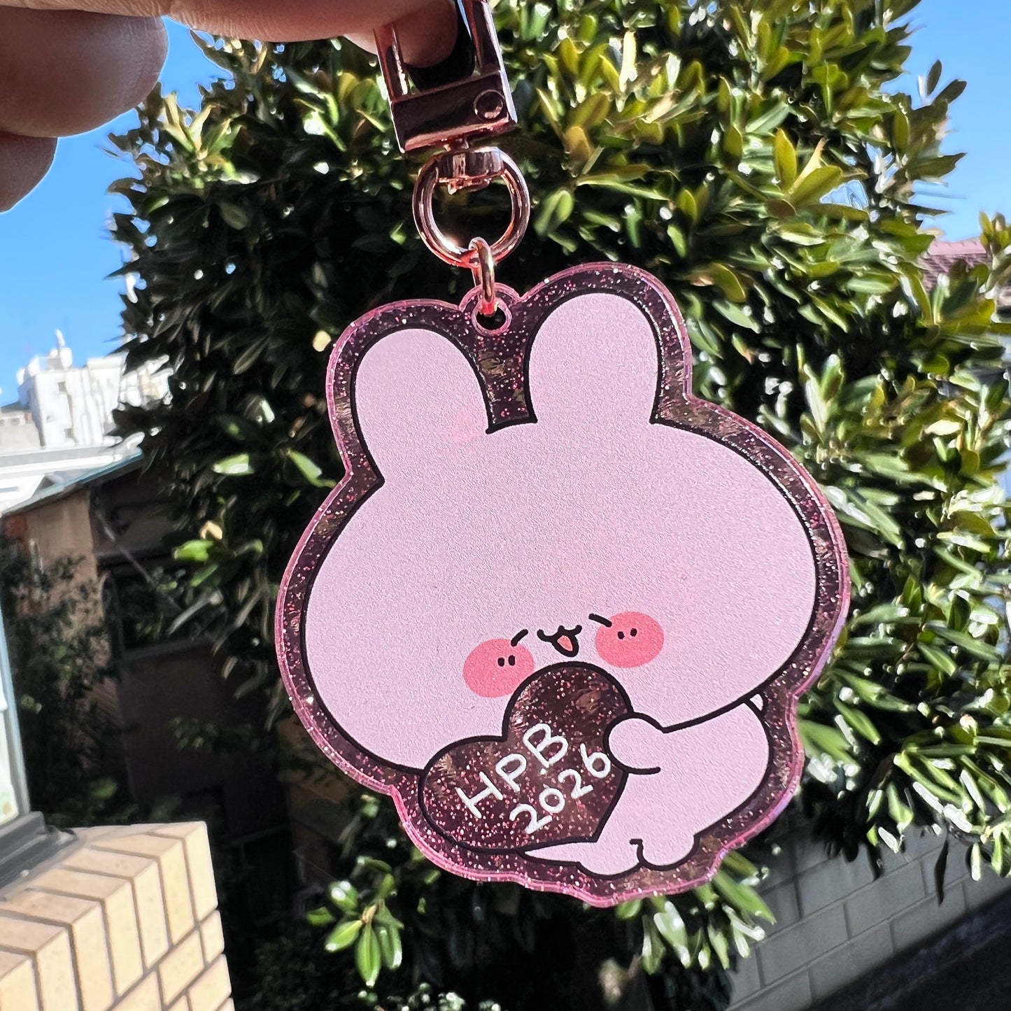 [ASAMIMICHAN] Anniversaire d'Asamimi ♡ Porte-clés acrylique scintillant [Expédition mi-avril]