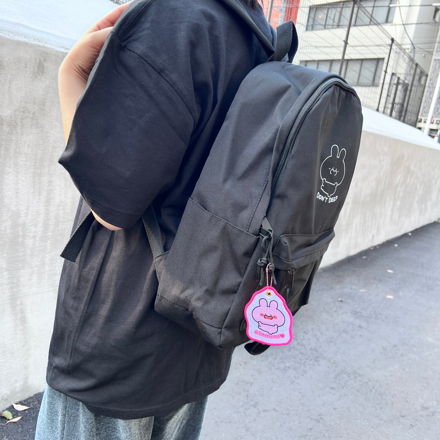 【あさみみちゃん】ワッペンキーチェーン【5月下旬発送】