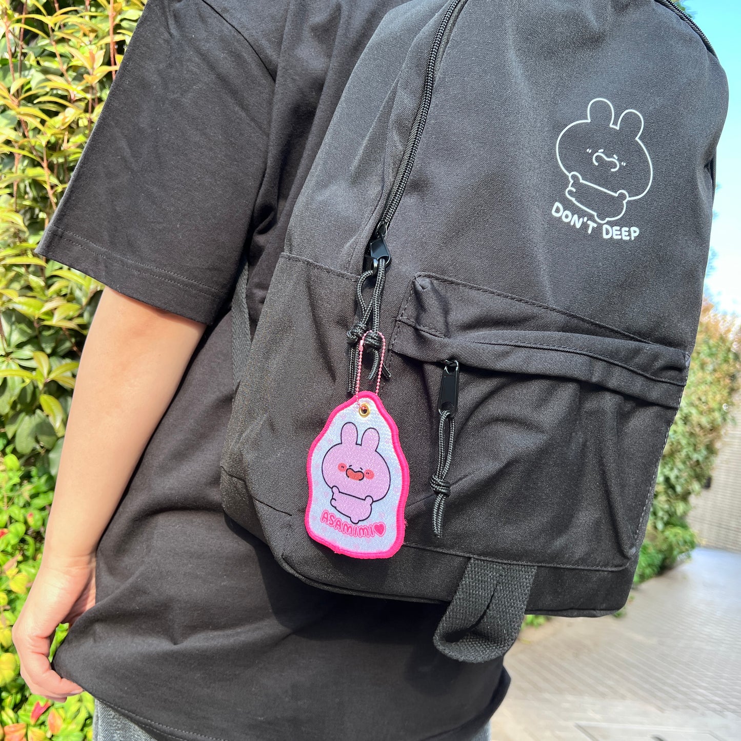 【あさみみちゃん】ワッペンキーチェーン【5月下旬発送】