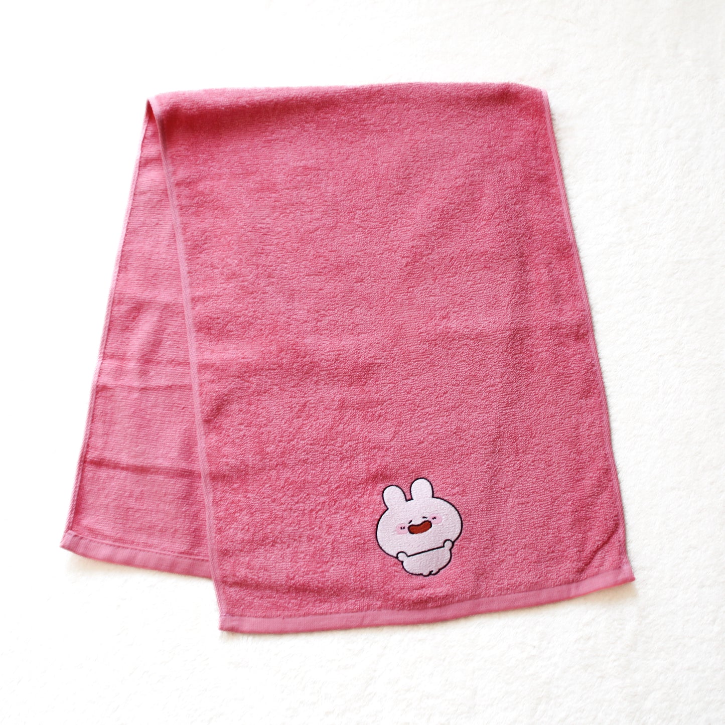 [ASAMIMICHAN] One-Point Embroidered Face Towel [Shipping in mid-June]