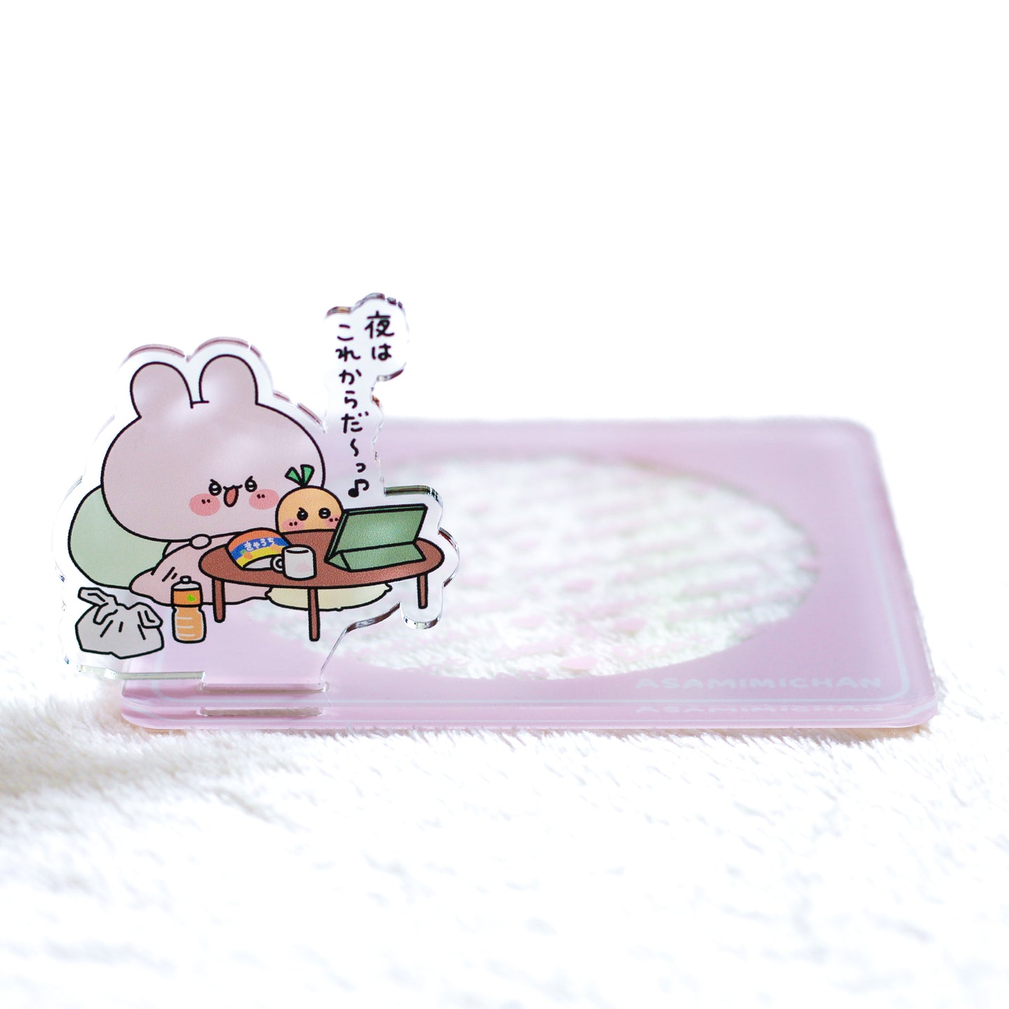 [ASAMIMICHAN] 夜還很年輕！壓克力立牌杯墊[六月中旬出貨]