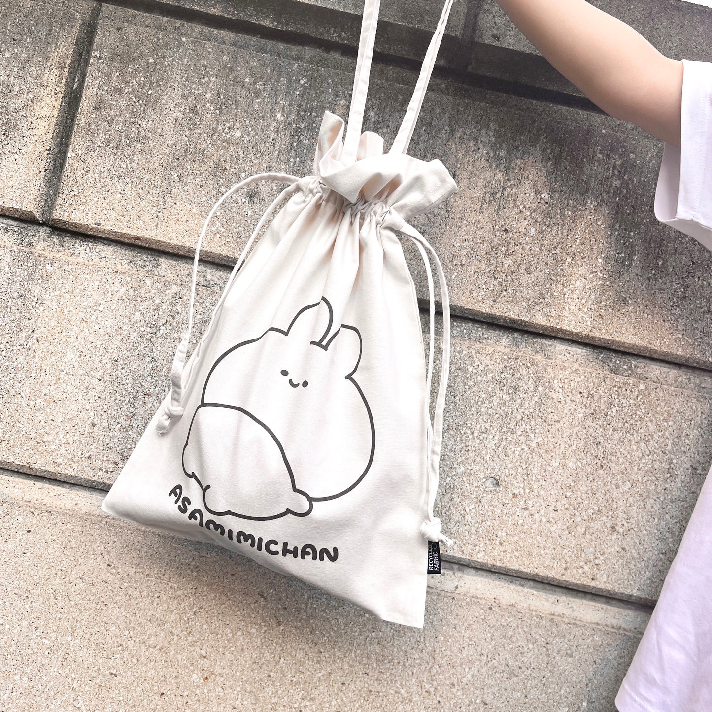 [ASAMIMICHAN] Drawstring Bag [Shipping in late-July]
