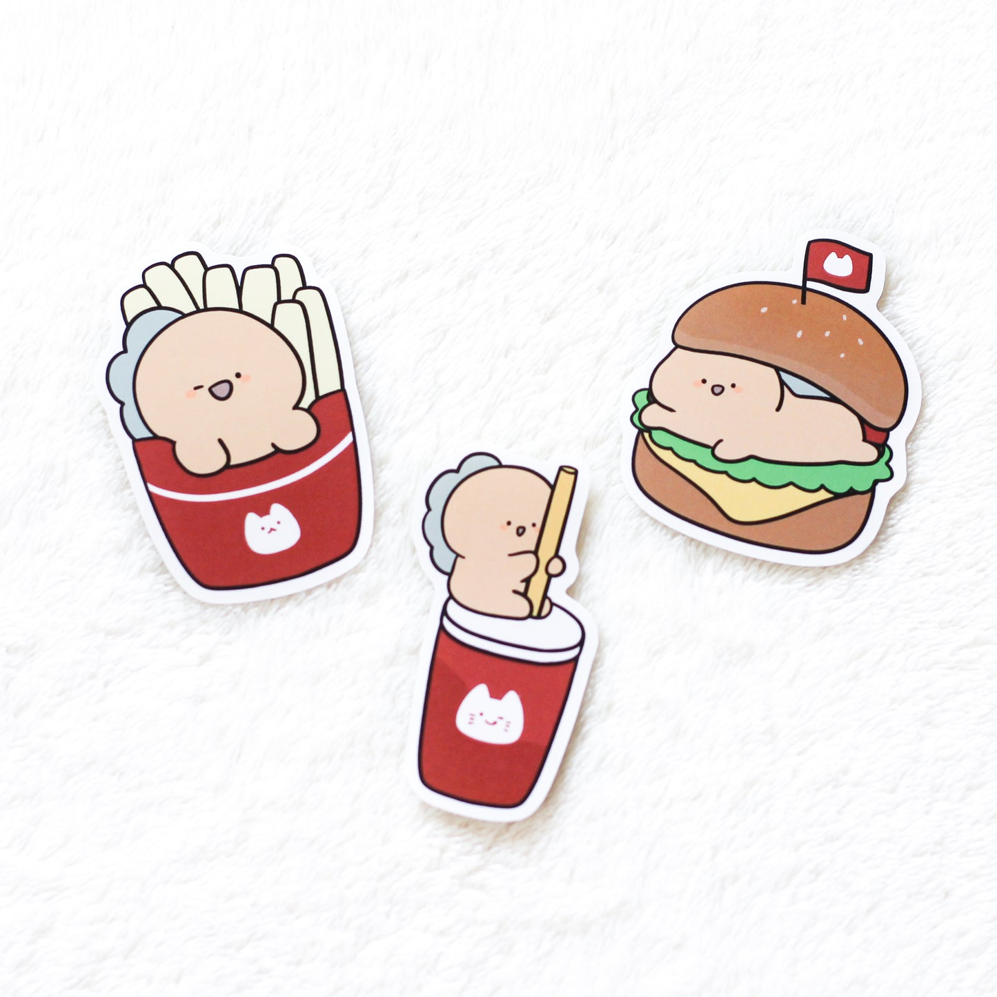 【困りザウルス】ステッカーセット（3枚入り）【7月中旬発送】