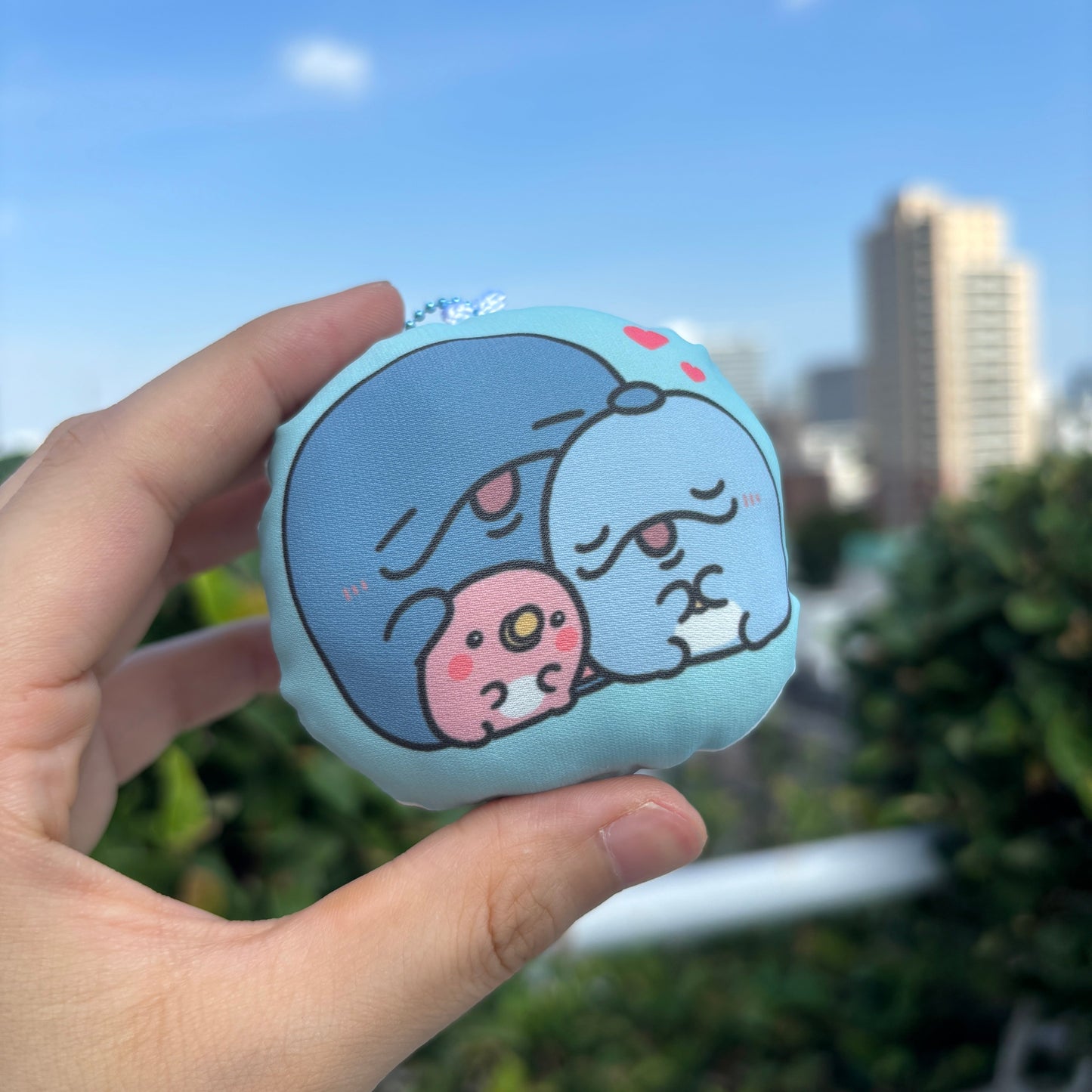 [OYAKOIRUKA] Porte-clés coussin