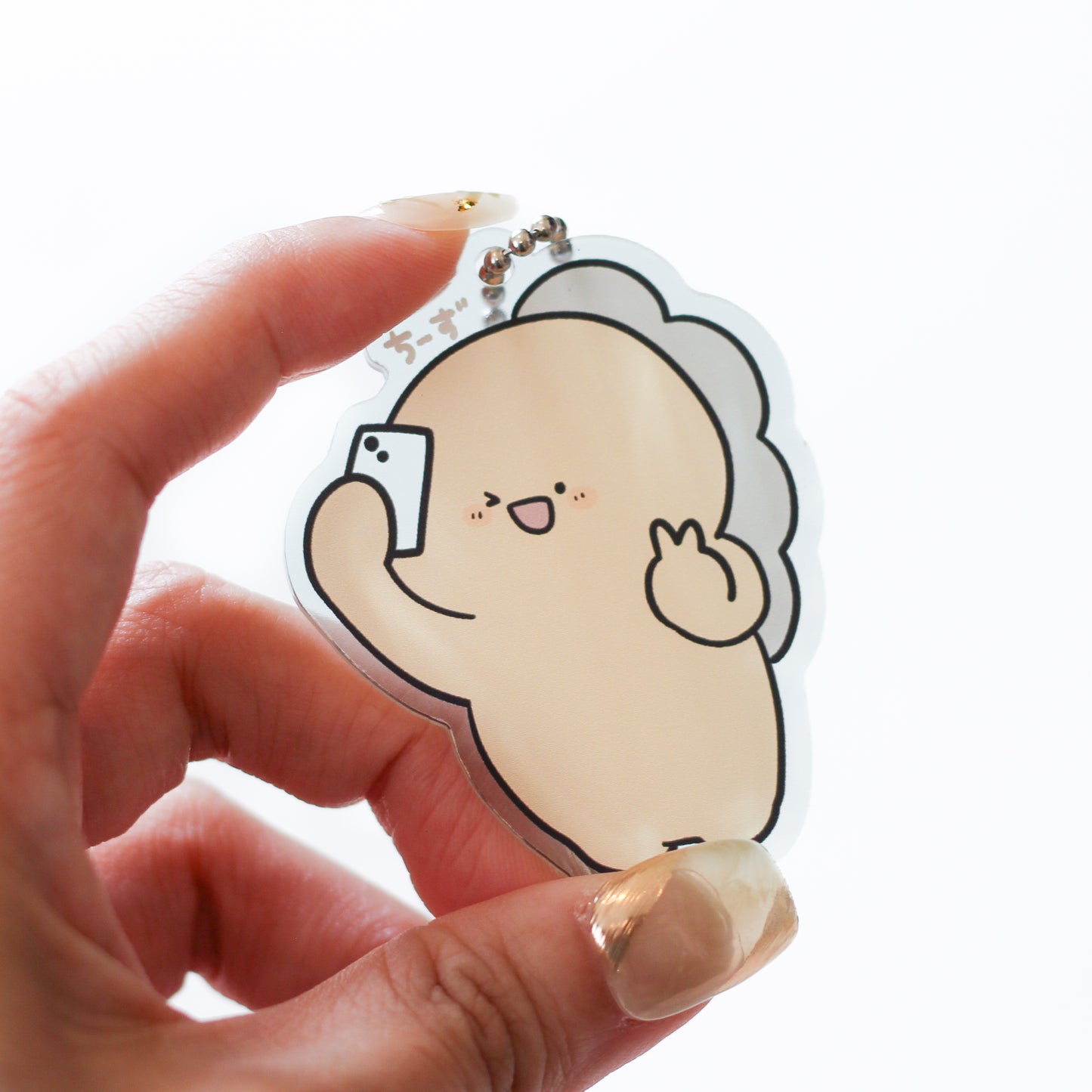 [KOMARIZAURUSU] 說茄子✌️壓克力鑰匙圈[7月中旬出貨]