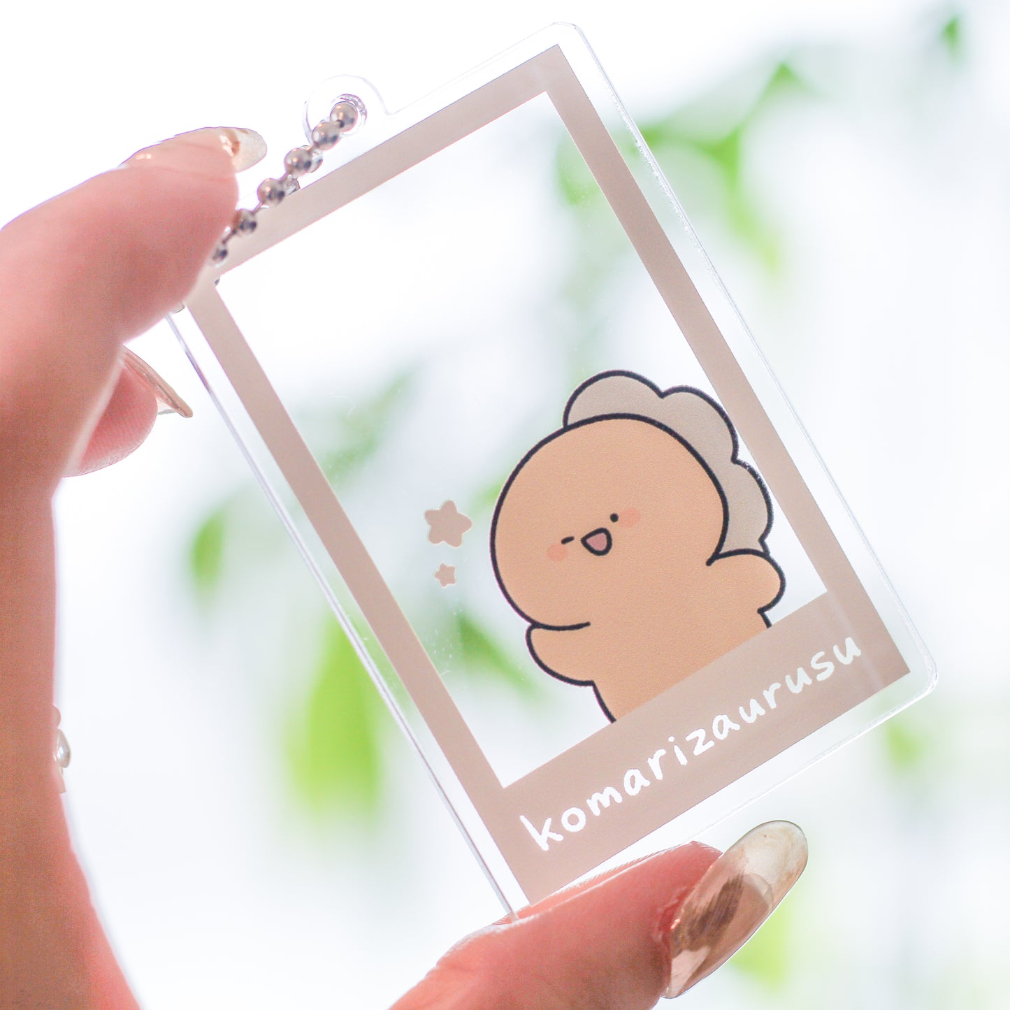 [KOMARIZAURUSU] 說茄子✌️壓克力鑰匙圈[7月中旬出貨]