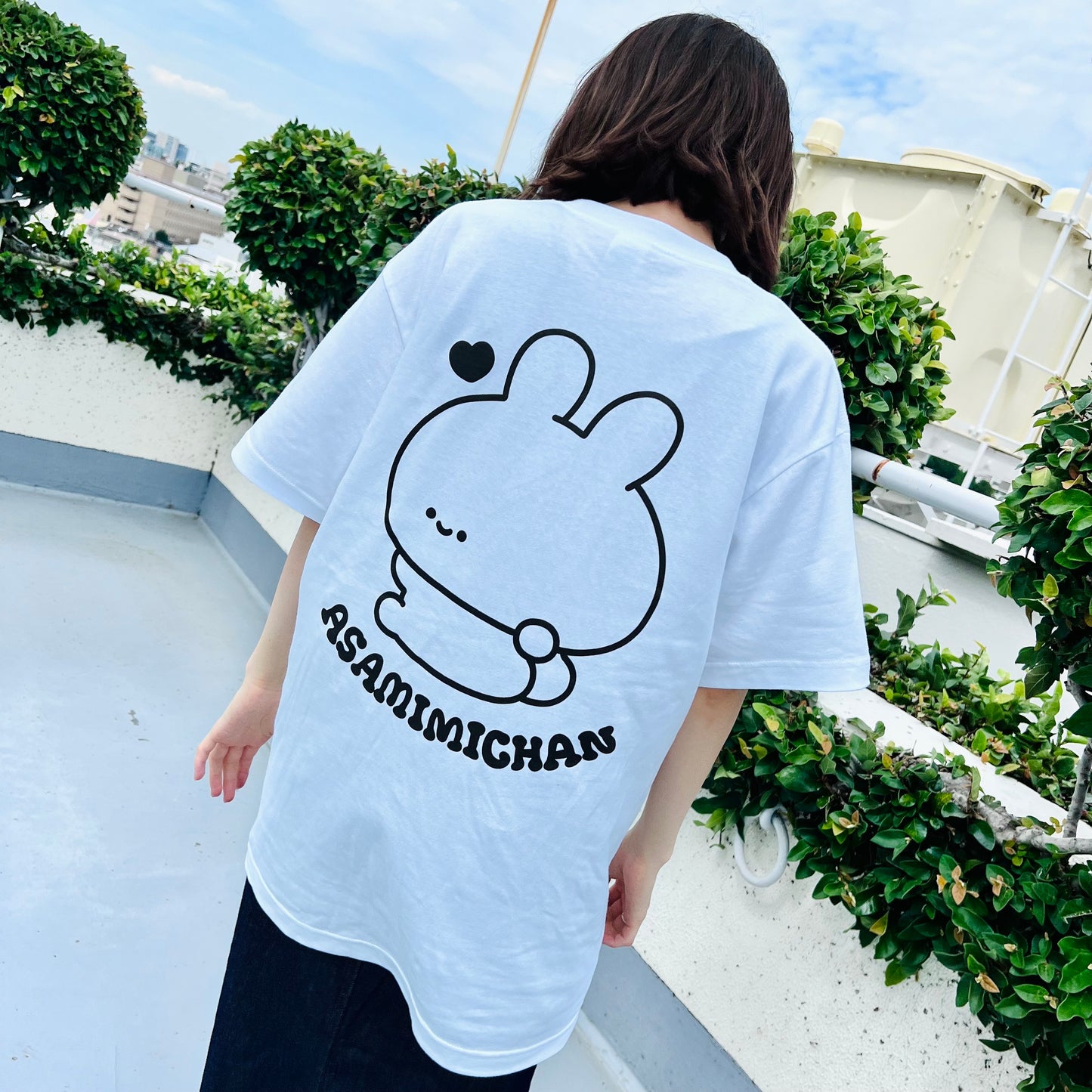 [Asamimi-chan] LOVE MYSELF♡ T-shirt imprimé (ASAMIMI BASIC 2024 JUILLET) [Expédié fin septembre]