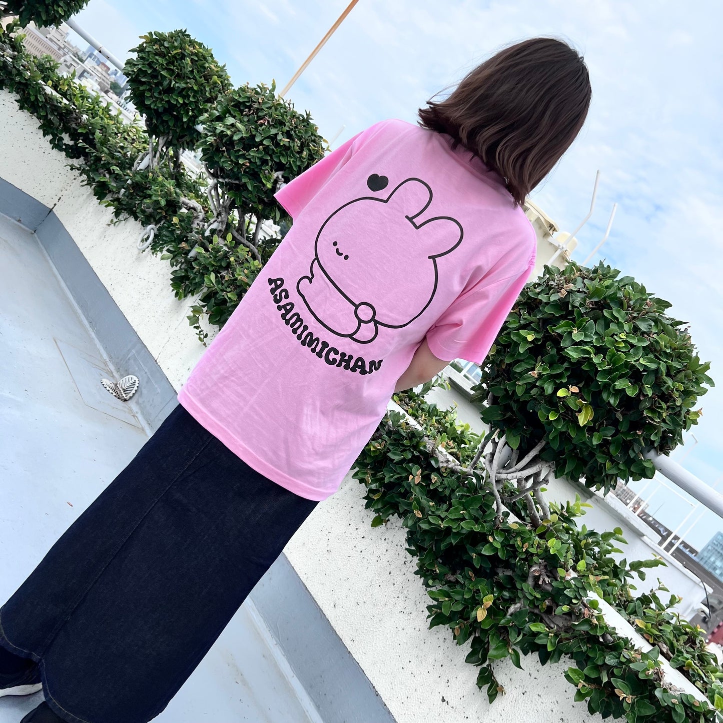 [Asamimi-chan] LOVE MYSELF♡ T-shirt imprimé (ASAMIMI BASIC 2024 JUILLET) [Expédié fin septembre]