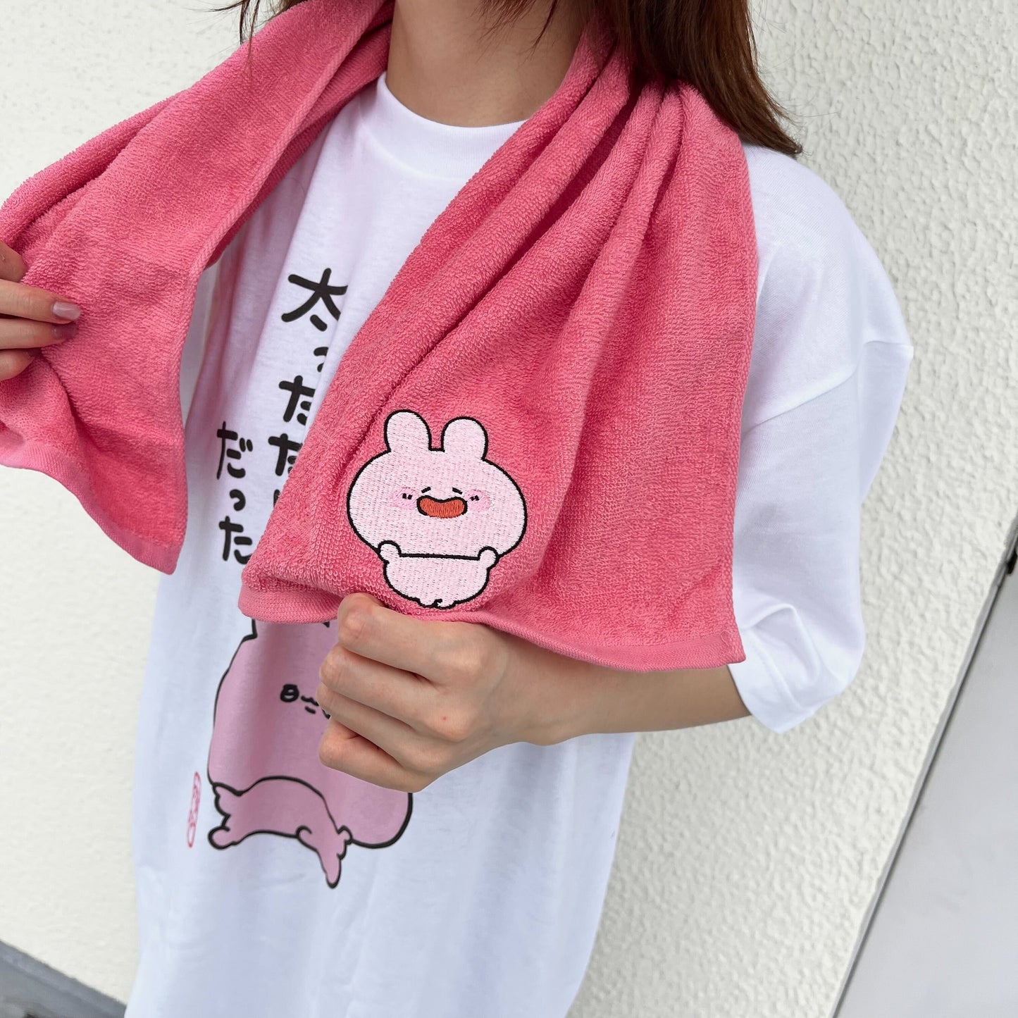 [ASAMIMICHAN] One-Point Embroidered Face Towel [Shipping in mid-June]