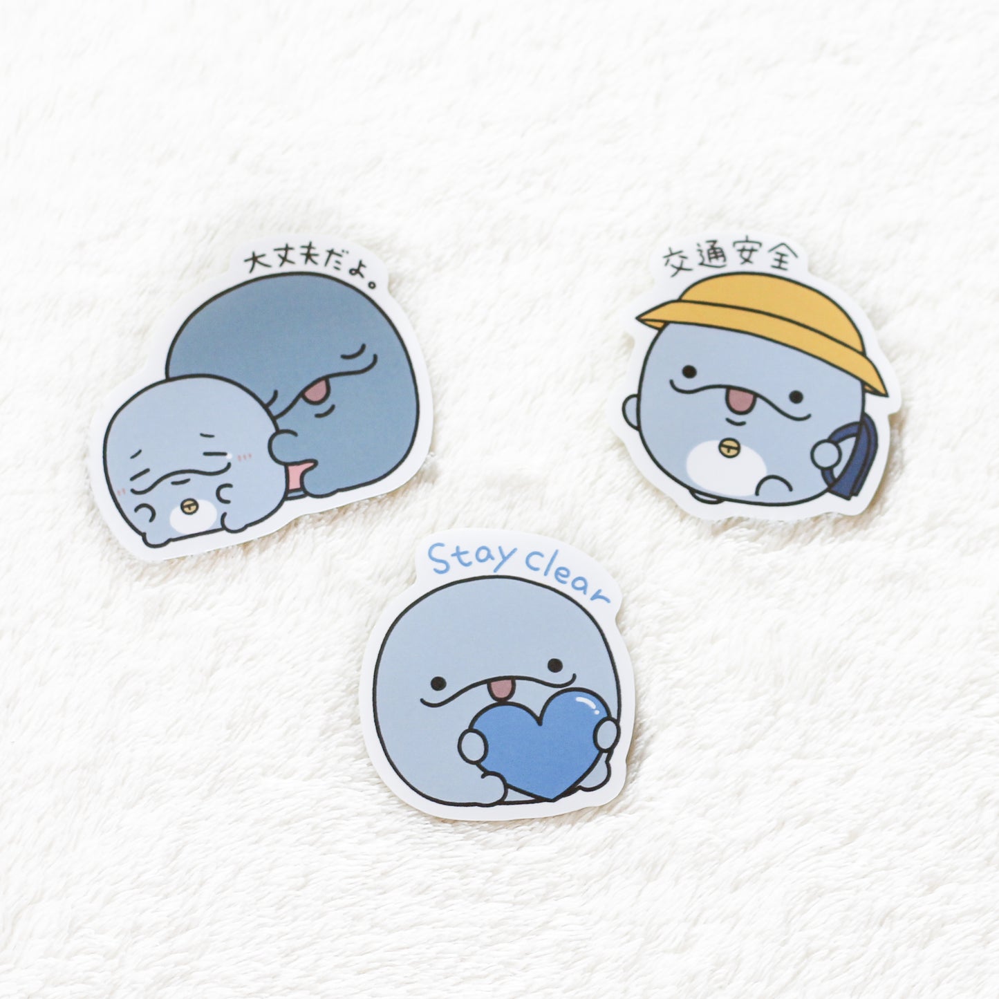 [OYAKOIRUKA] Sticker Set (3 stickers) [Shipping in mid-July]