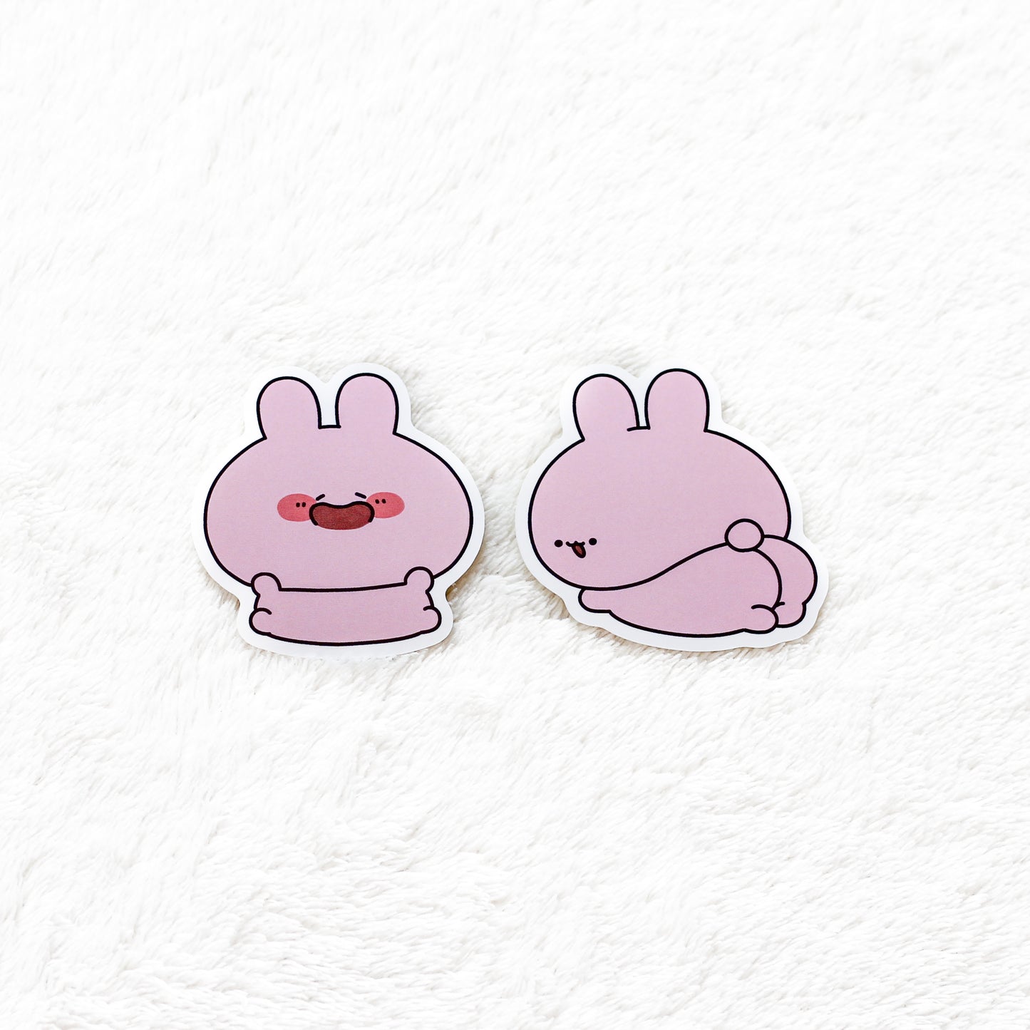 [ASAMIMICHAN] Sticker (Butt・Smiling) [Shipping in mid-July]