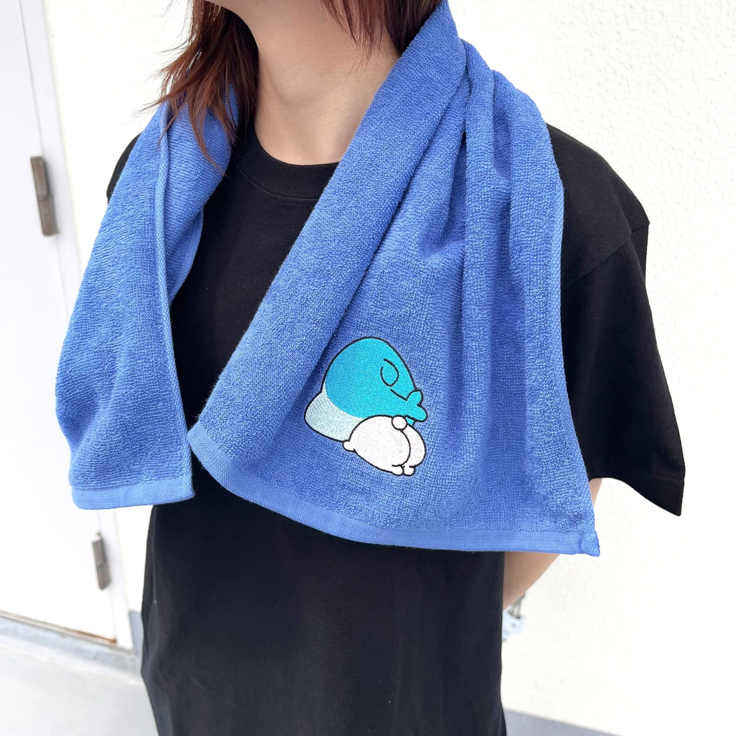 [ASAMIMICHAN] One-Point Embroidered Face Towel [Shipping in mid-June]
