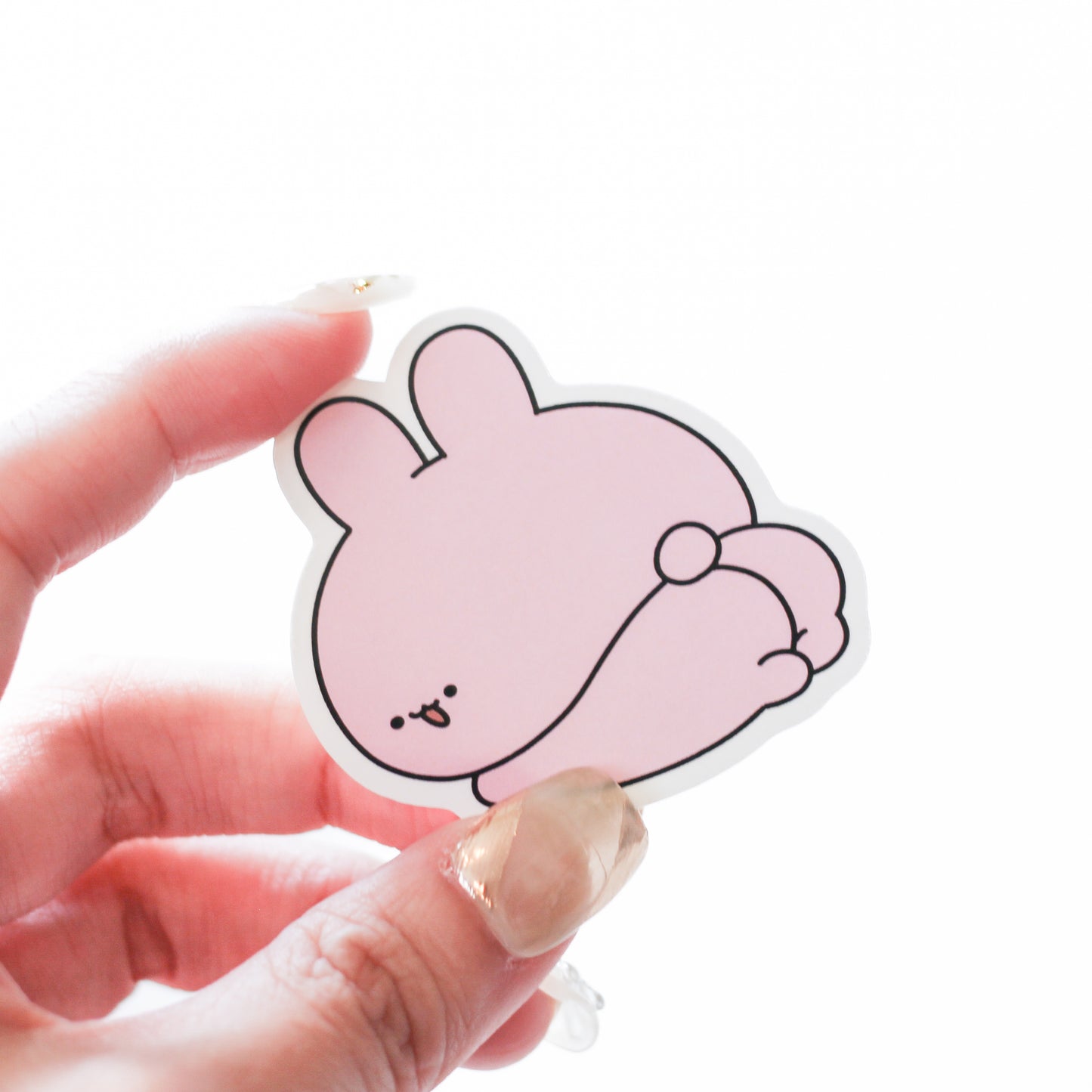 [ASAMIMICHAN] Sticker (Butt・Smiling) [Shipping in mid-July]