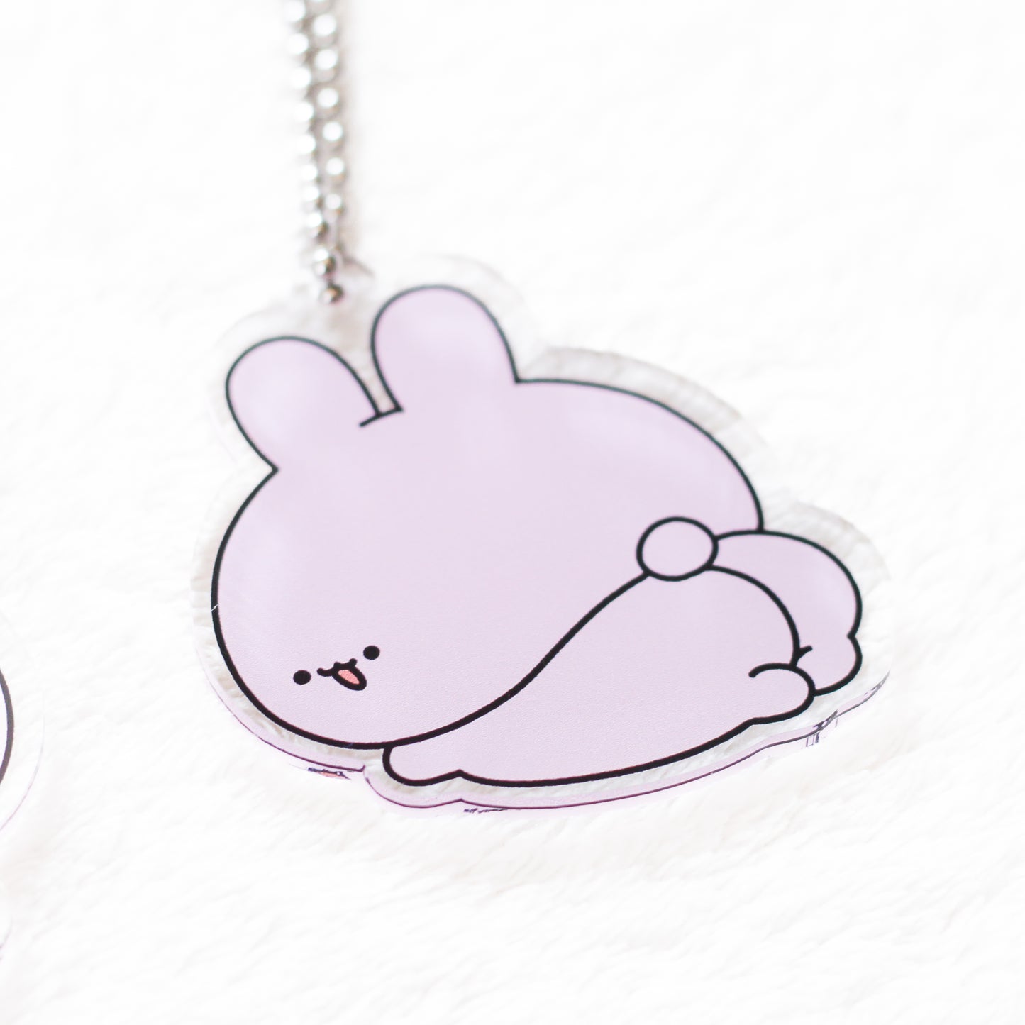 [ANEMIMI-CHAN] Acrylic Keychain (Butt/Smiling) [Shipping in mid-July]