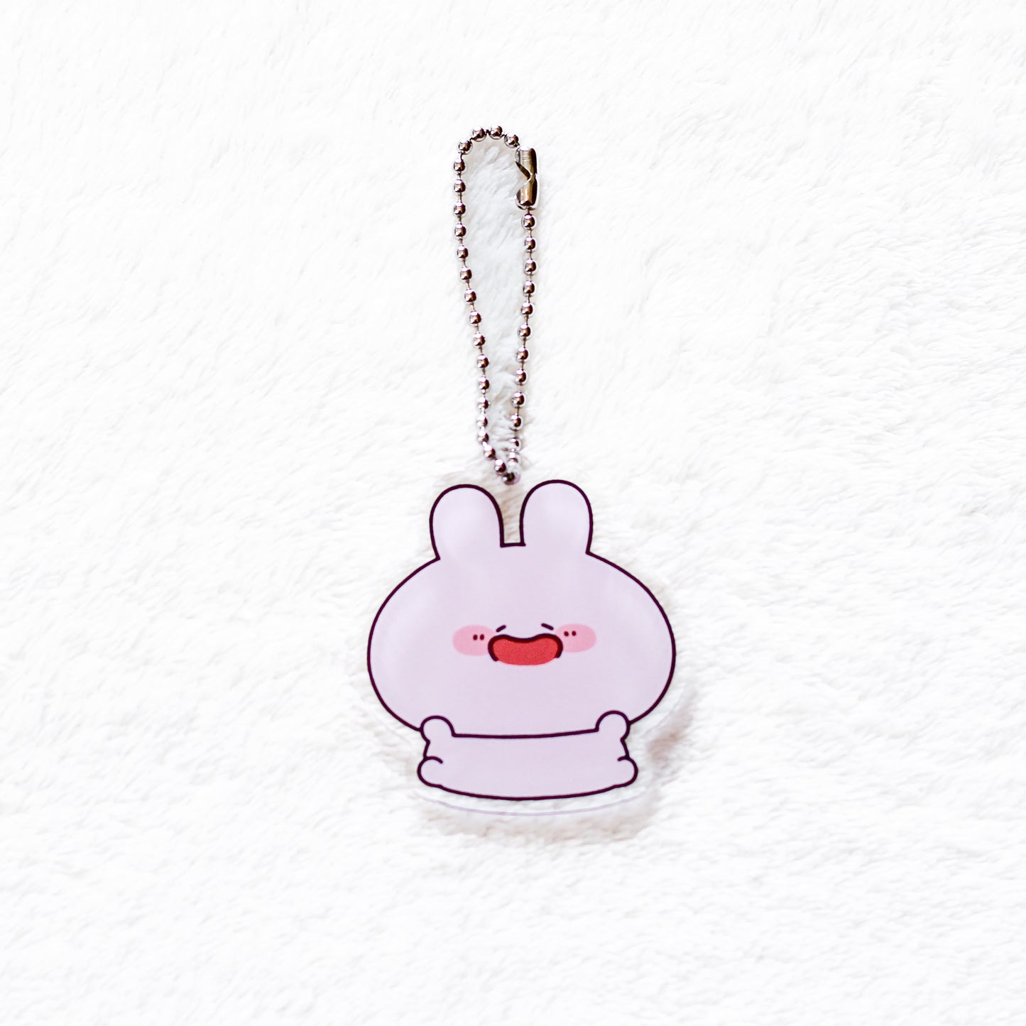 [ANEMIMI-CHAN] Acrylic Keychain (Butt/Smiling) [Shipping in mid-July]