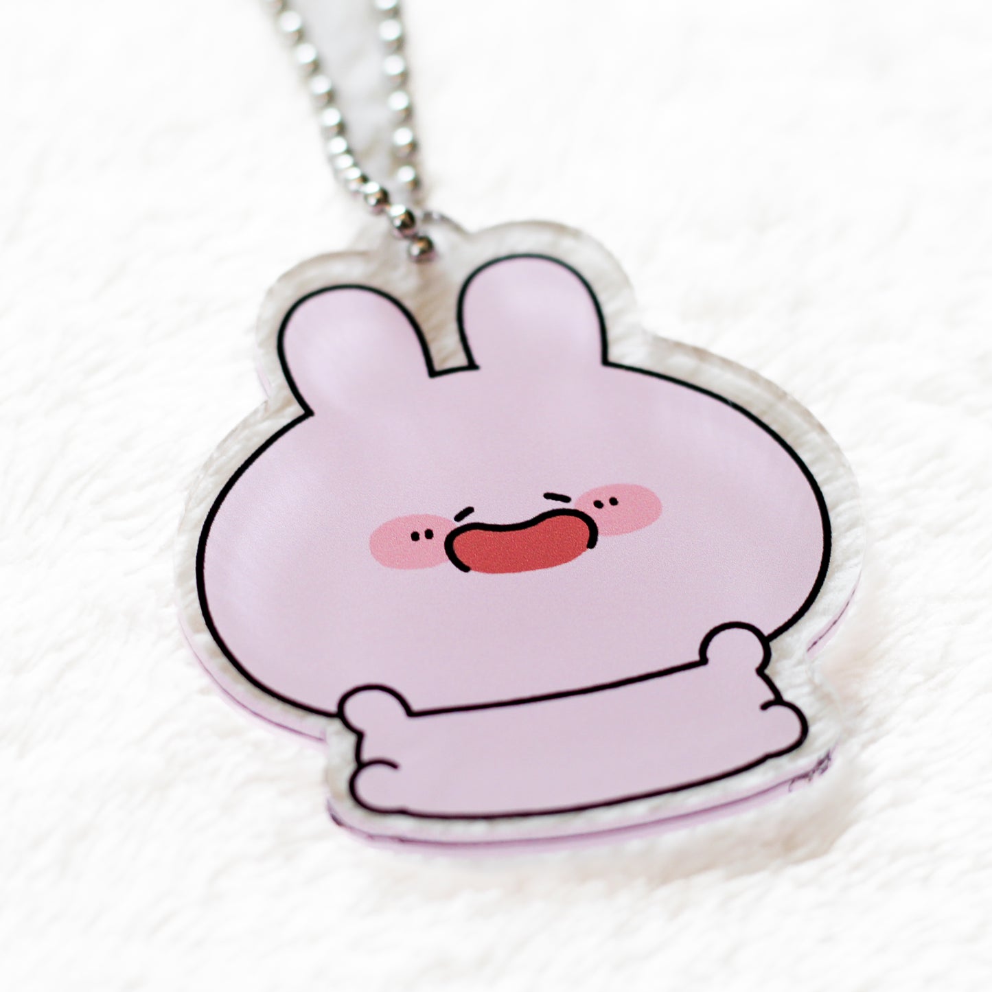 [ANEMIMI-CHAN] Acrylic Keychain (Butt/Smiling) [Shipping in mid-July]