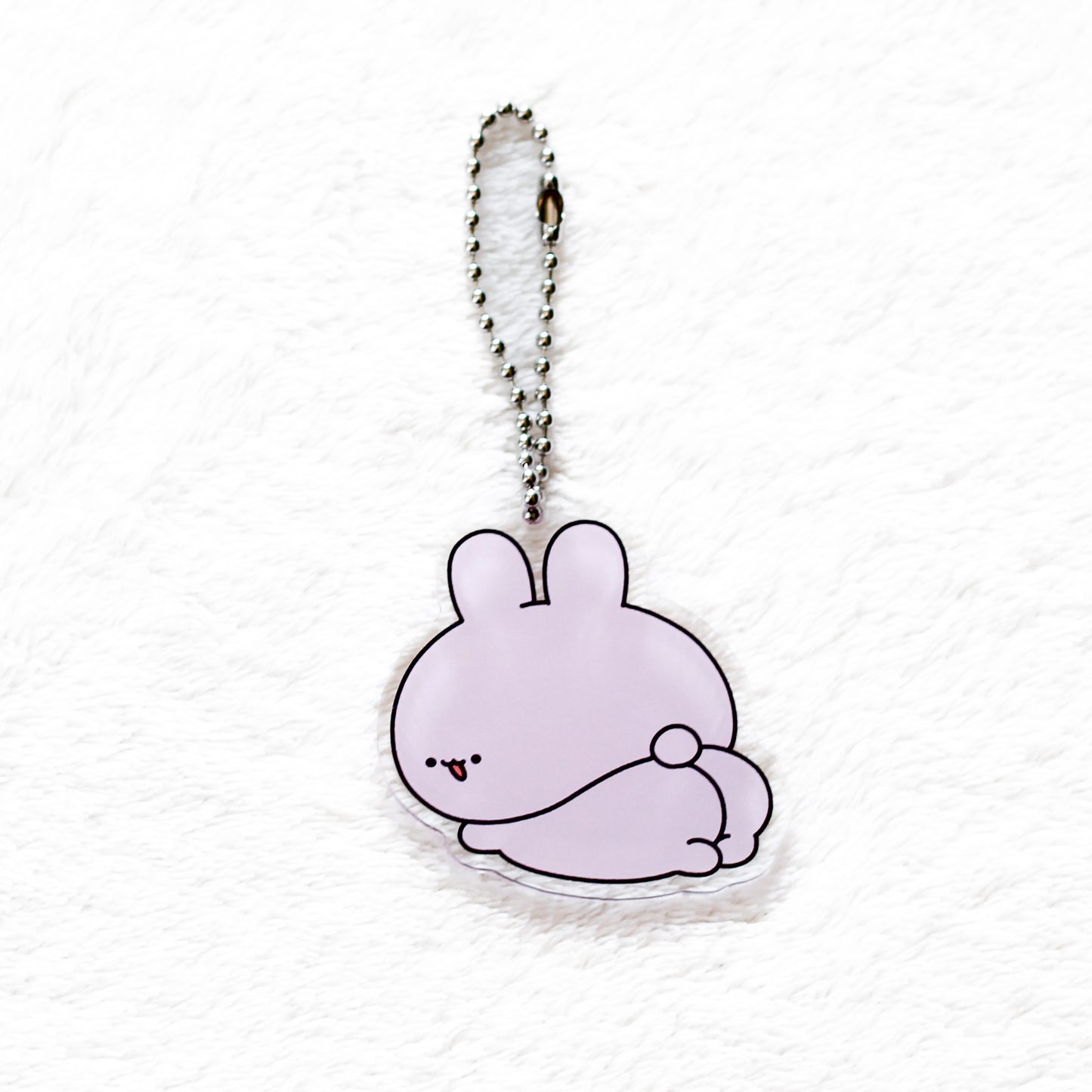 [ANEMIMI-CHAN] Acrylic Keychain (Butt/Smiling) [Shipping in mid-July]