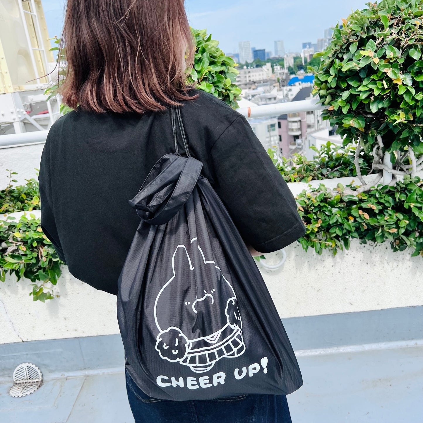 [Asamimi-chan] I'm rooting for you Ripstop Knapsack (CHEER UP! Series) [Shipped in late September]