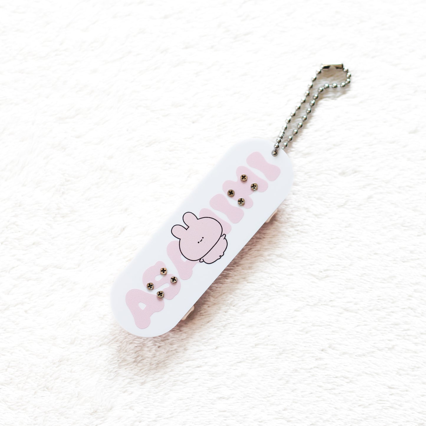[ASAMIMICHAN] Skateboard Keychain [Shipping in mid-July]