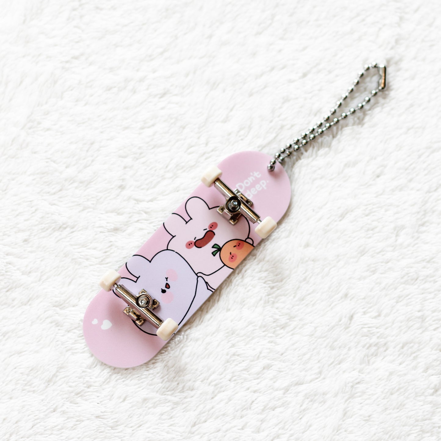 [ASAMIMICHAN] Skateboard Keychain [Shipping in mid-July]