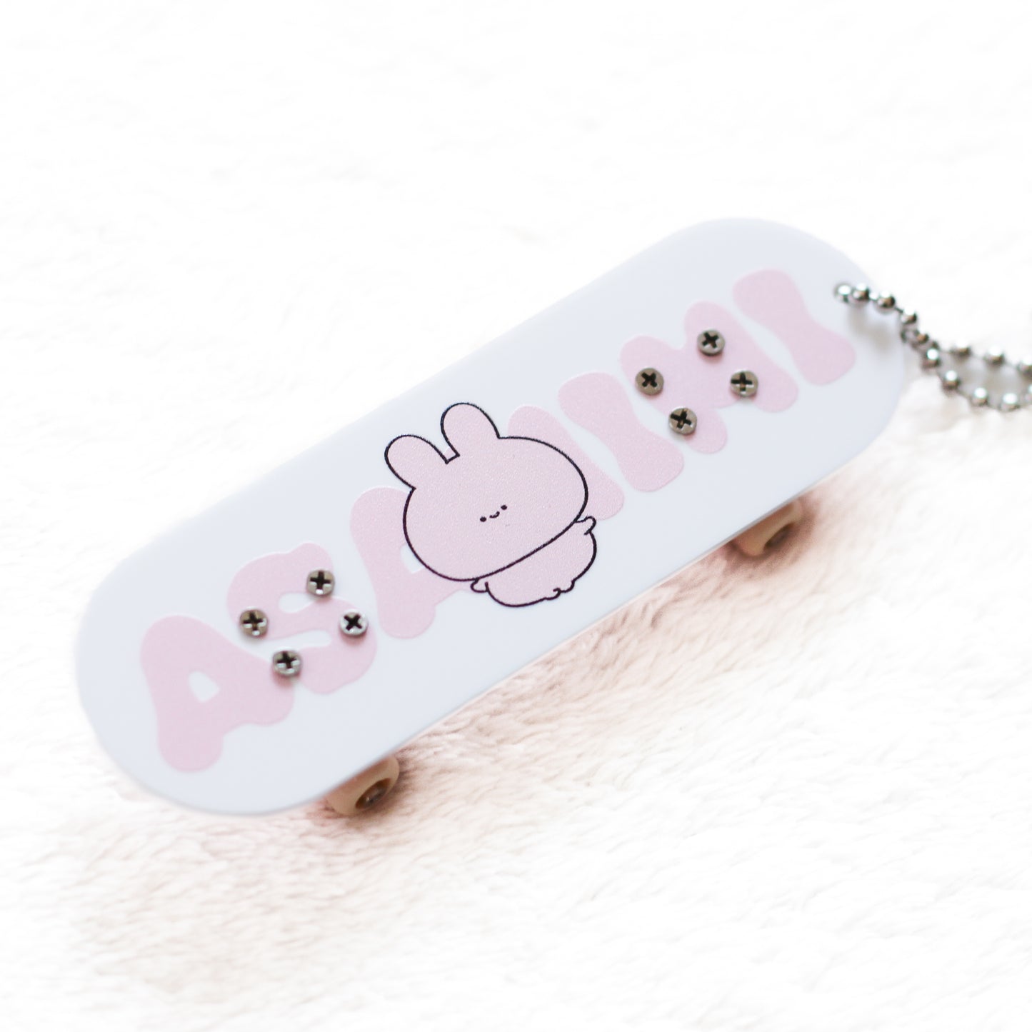 [ASAMIMICHAN] Skateboard Keychain [Shipping in mid-July]