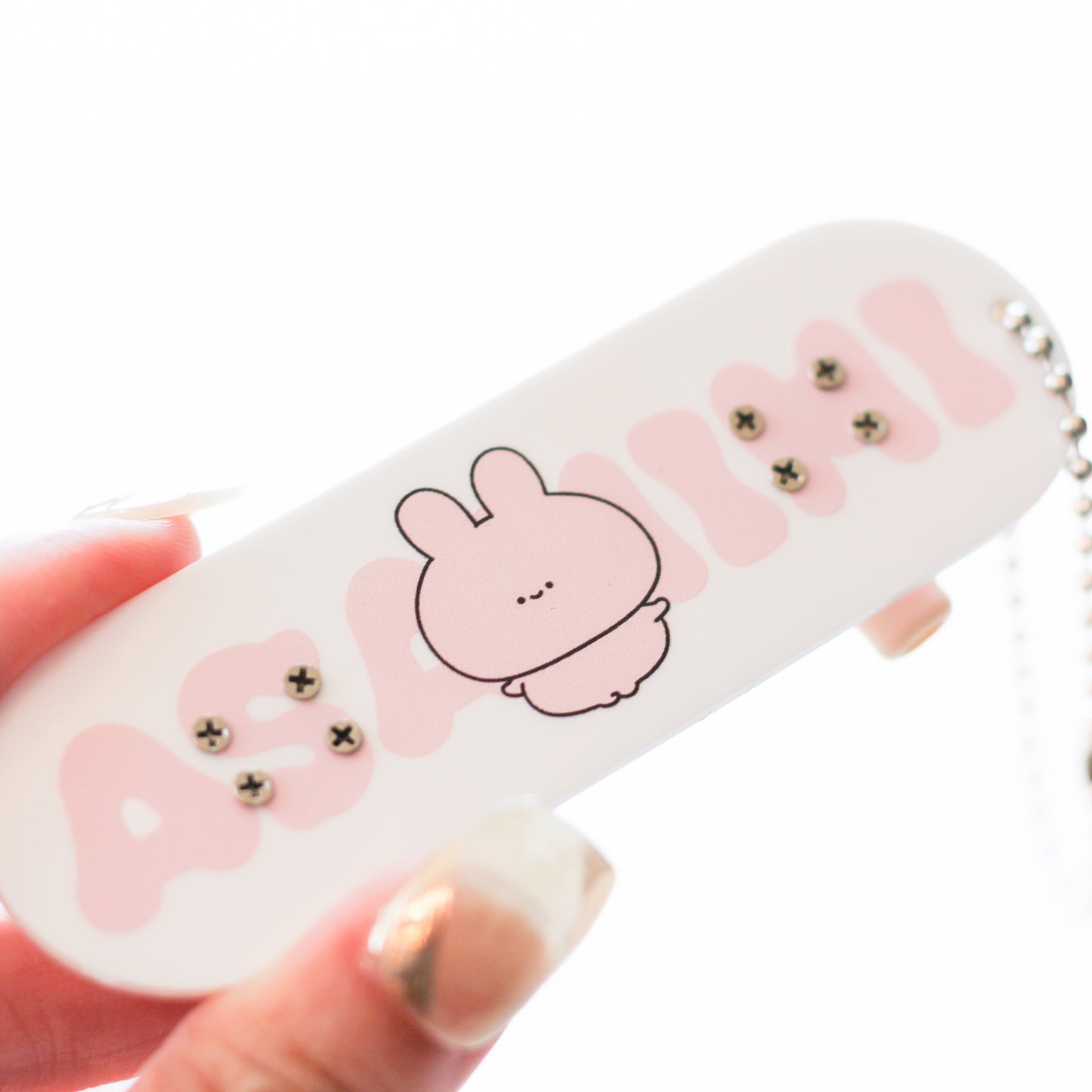 [ASAMIMICHAN] Skateboard Keychain [Shipping in mid-July]