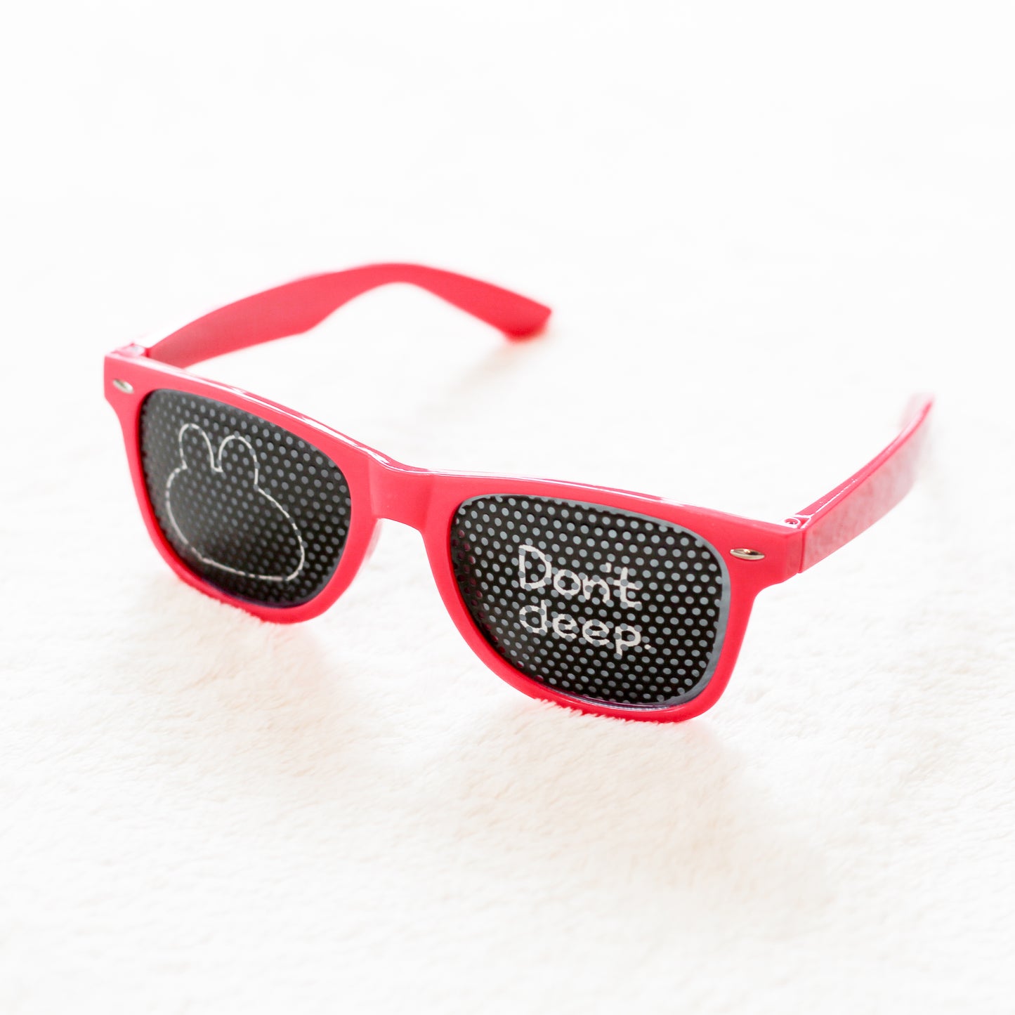 [ASAMIMICHAN] Mesh Print Sunglasses [Shipping in mid-July]