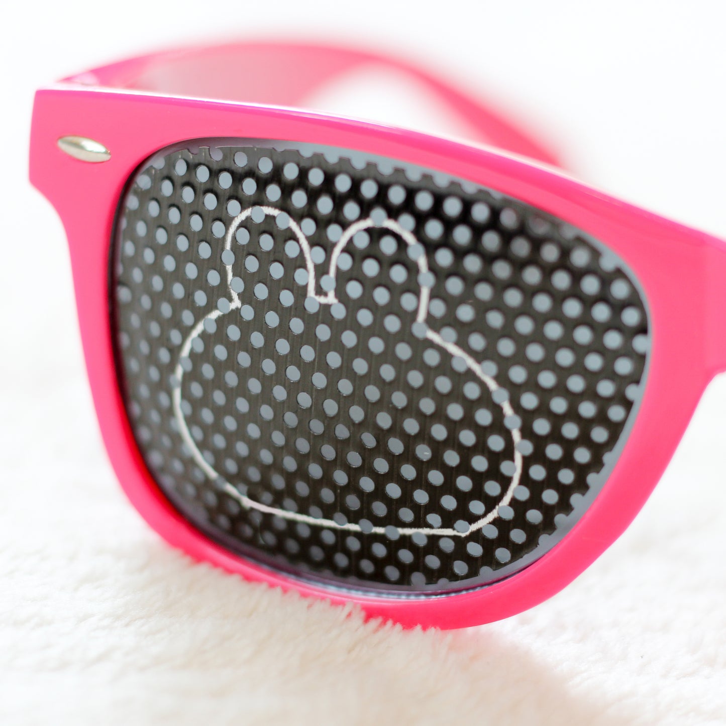 [ASAMIMICHAN] Mesh Print Sunglasses [Shipping in mid-July]