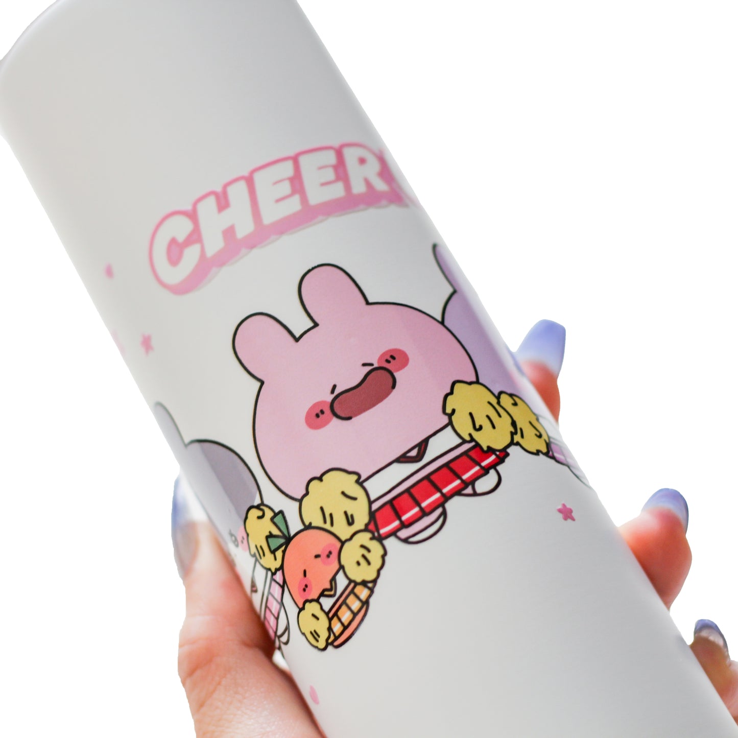 [Asamimi-chan] Soutenons tous la bouteille thermos mince en acier inoxydable (série CHEER UP!) (300 ml) [Expédié fin septembre]