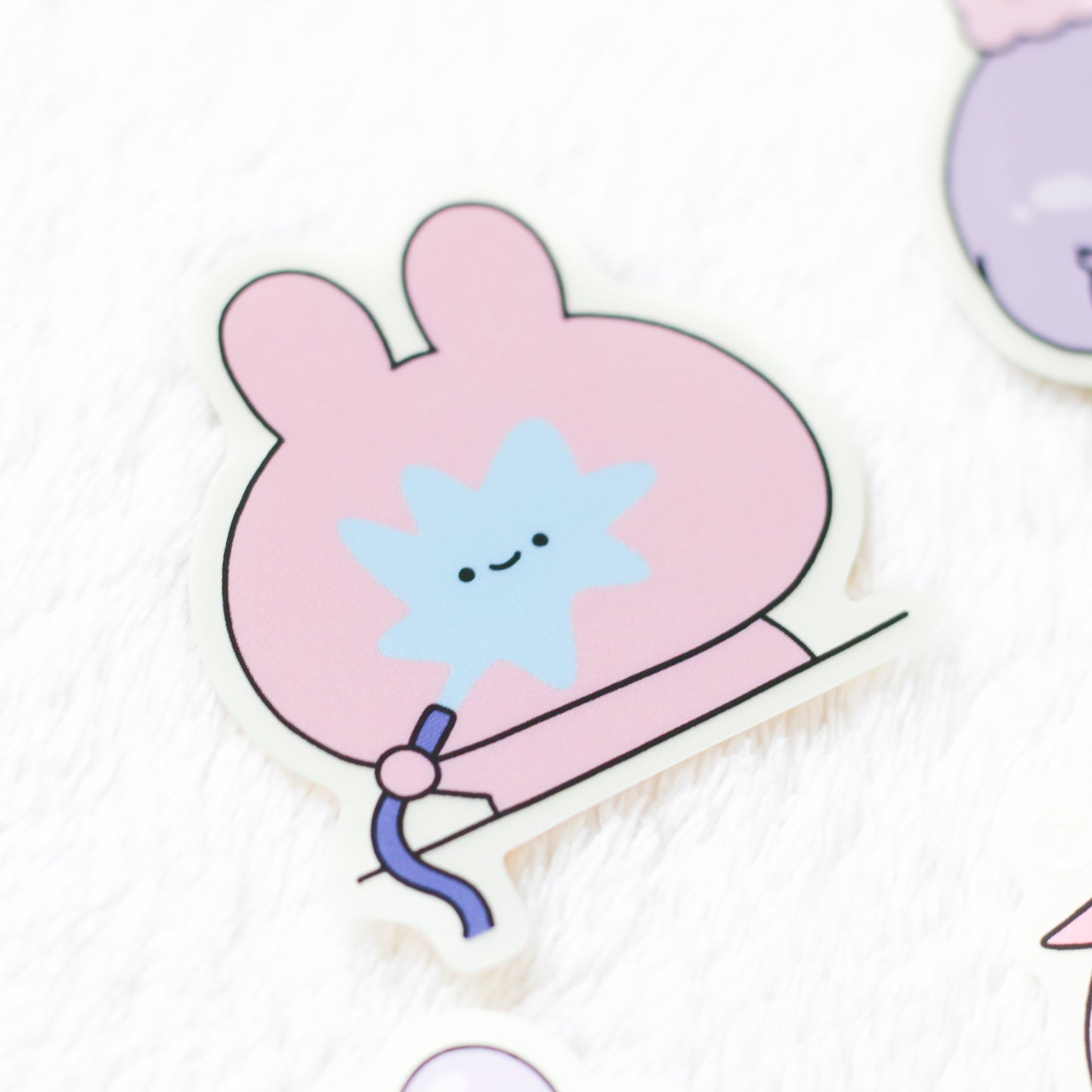 [ASAMIMICHAN] Clear Sticker Set (5 pcs)