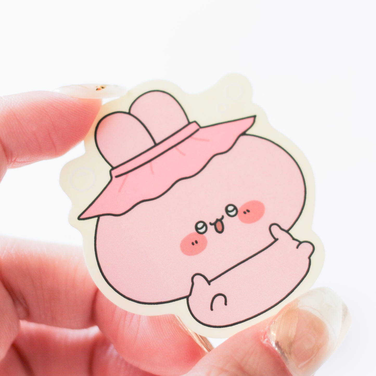 [ASAMIMICHAN] Clear Sticker Set (5 pcs)