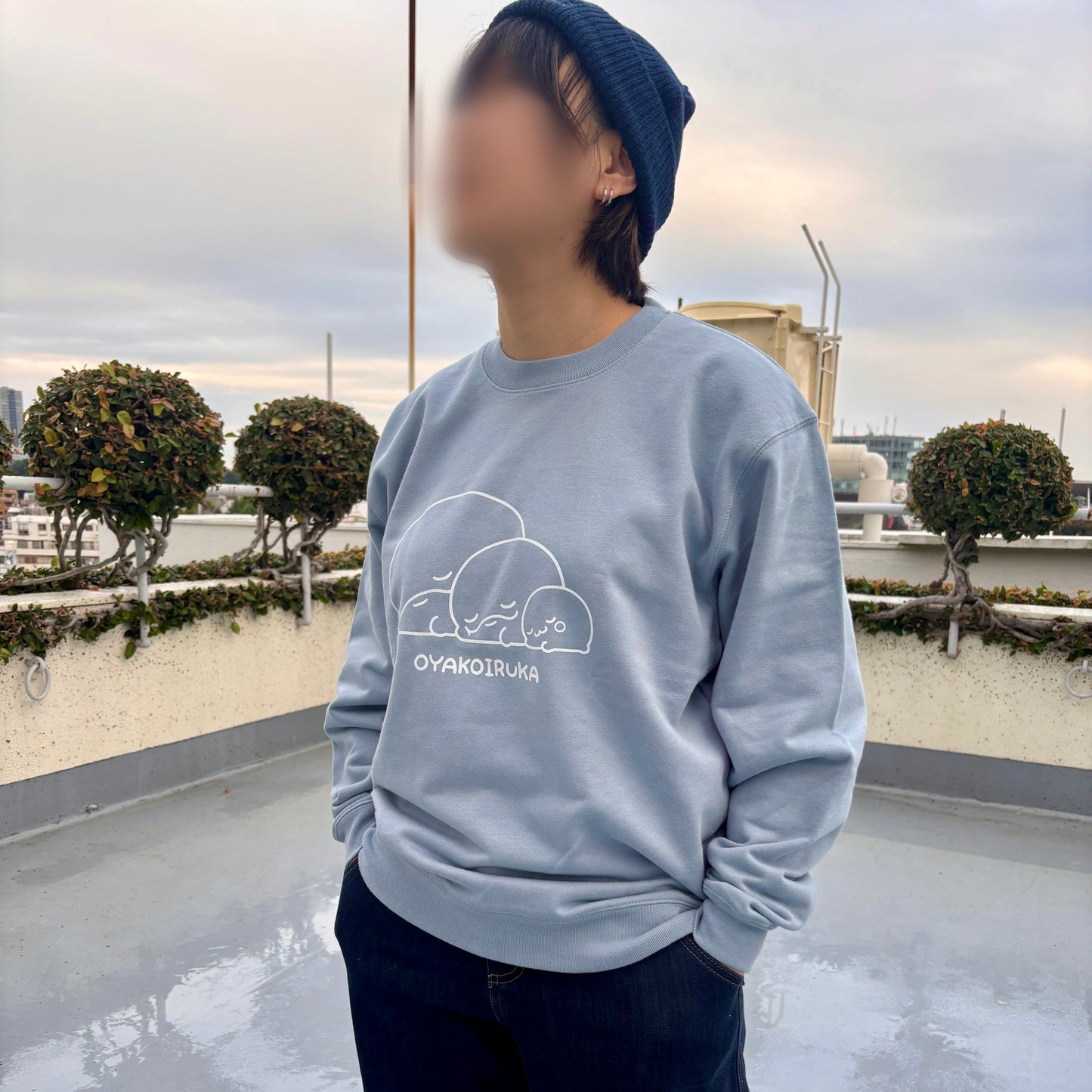 【親子イルカ】プリントスウェット【12月中旬発送】