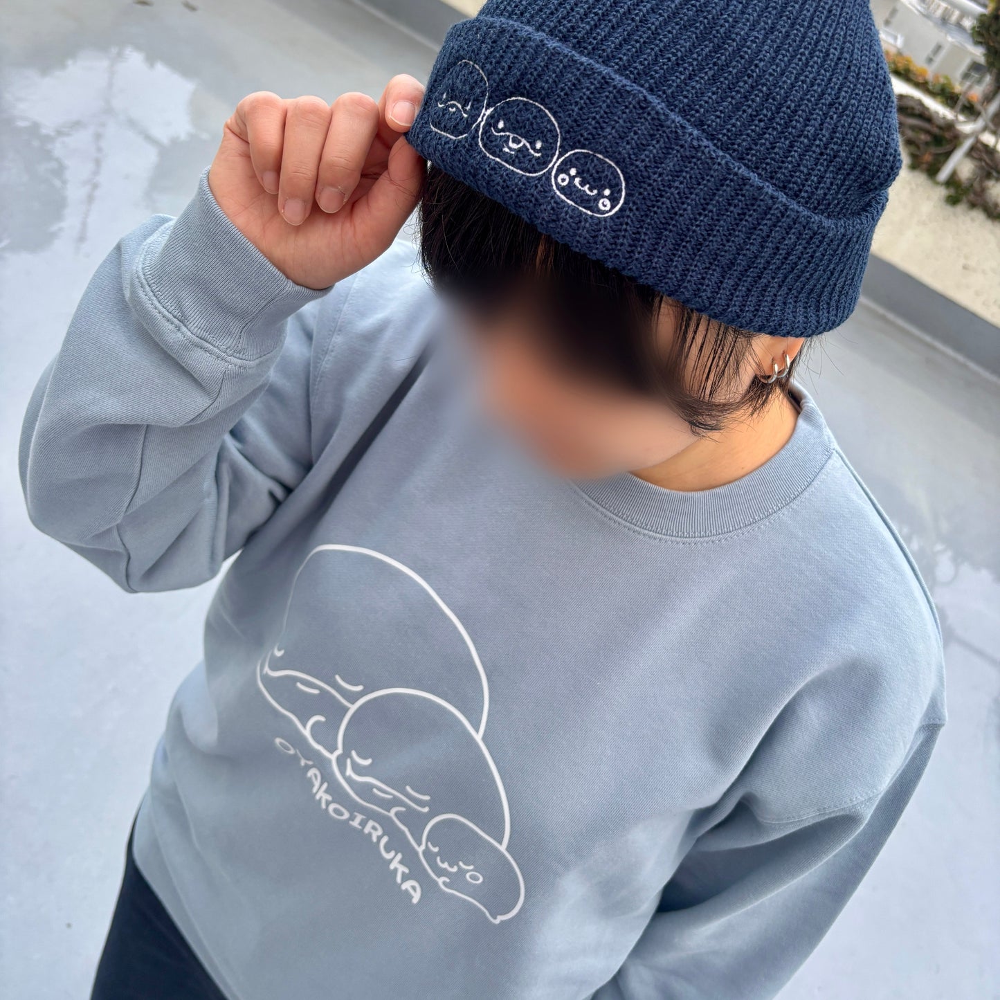 【親子イルカ】プリントスウェット【12月中旬発送】