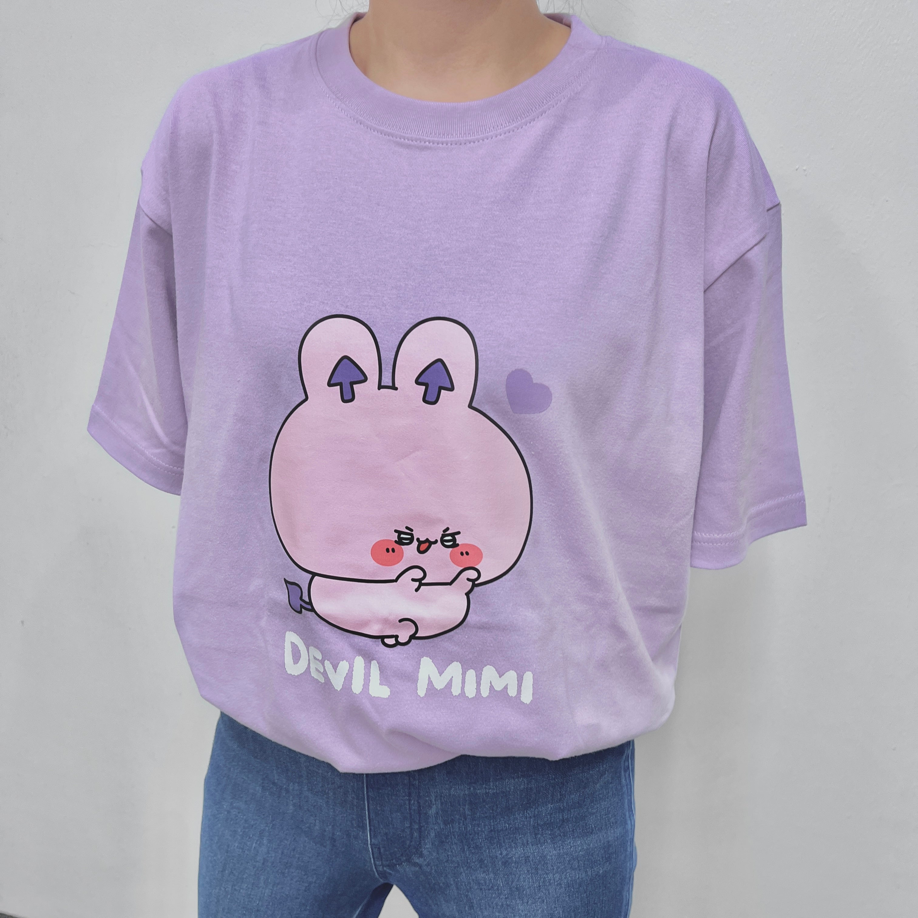 チミチミー ASAMIMICHAN] Little Devil Asamimi T-shirt (with bromide