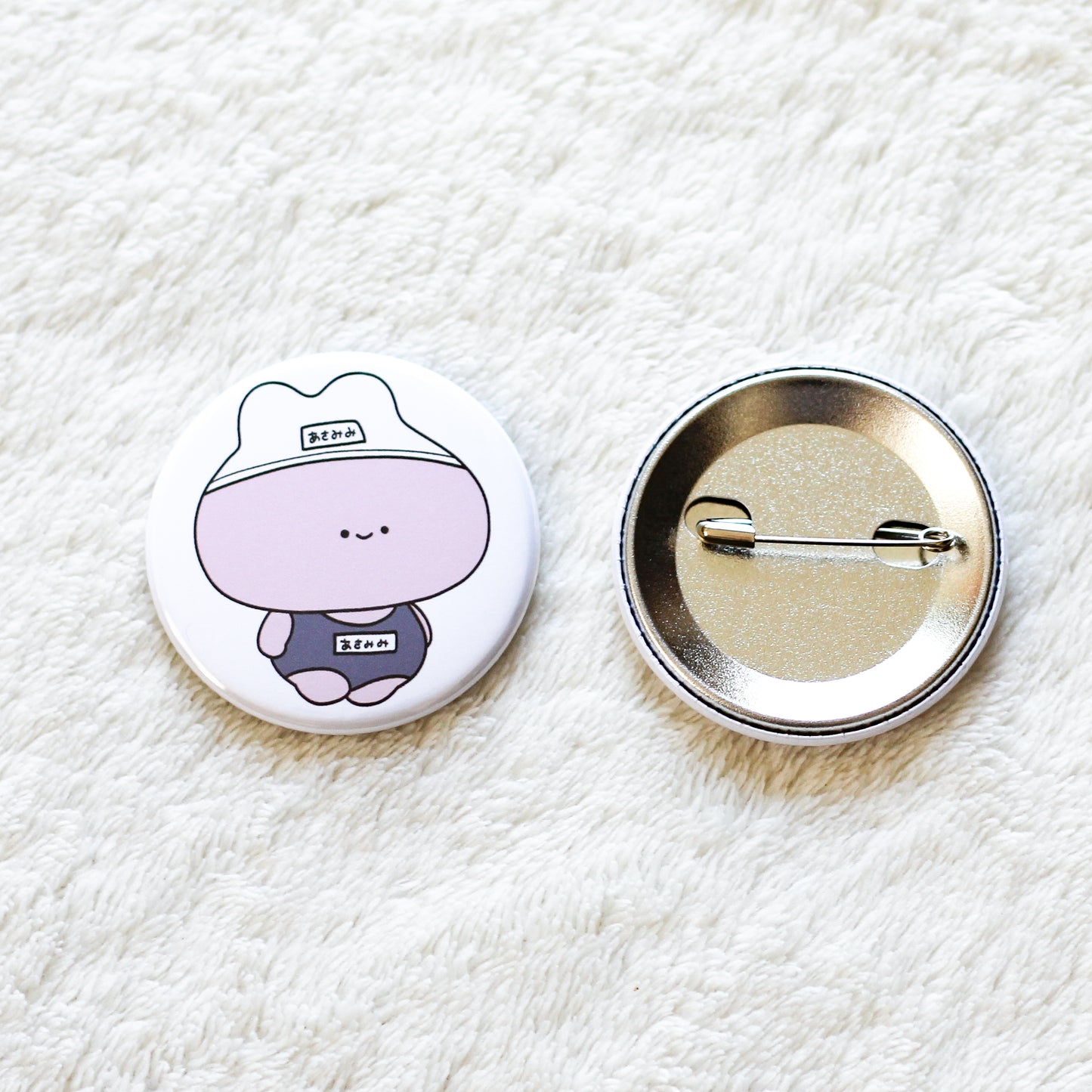 [ASAMIMI-CHAN] Club activity tin badge [shipped in mid-October]