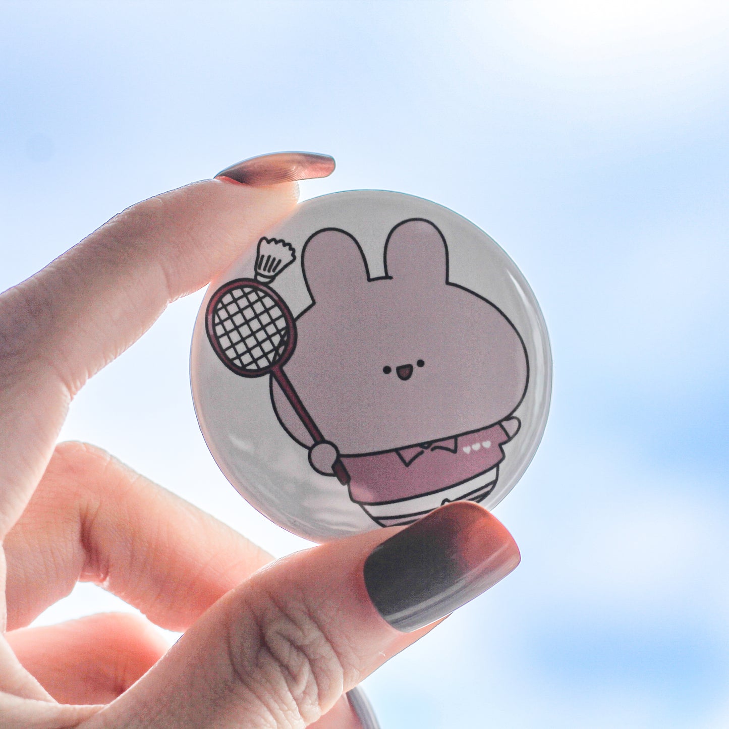 [ASAMIMI-CHAN] Club activity tin badge [shipped in mid-October]