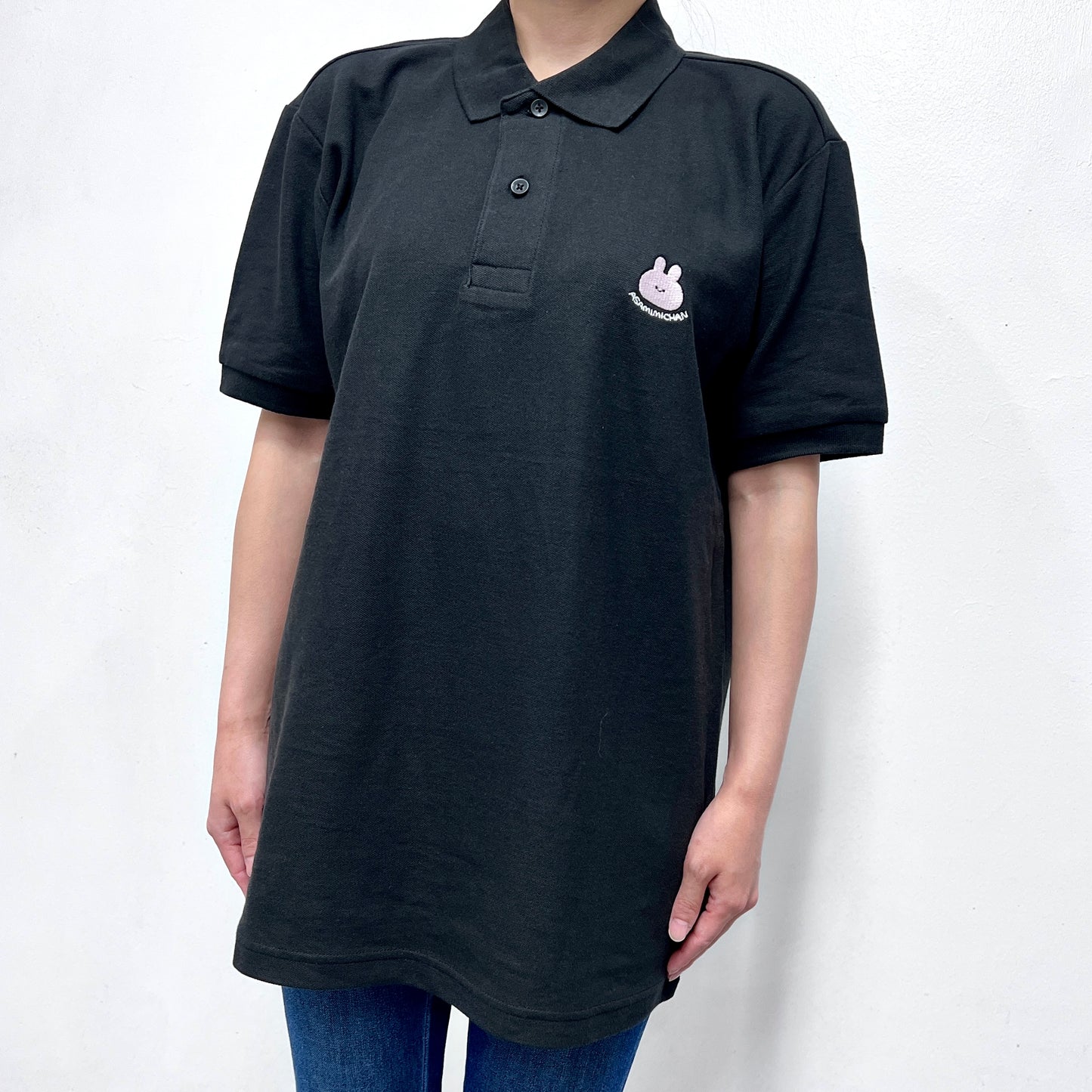 [ASAMIMICHAN] Polo shirt with one-point embroidery [Expédition fin septembre]