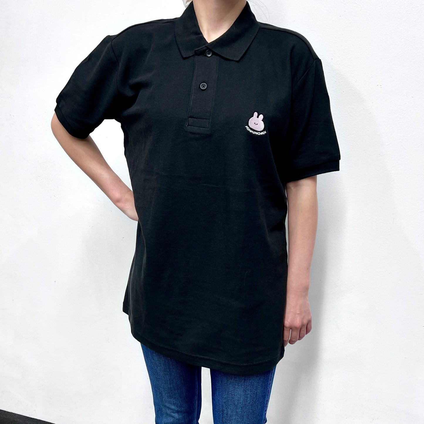 [ASAMIMICHAN] Polo shirt with one-point embroidery [Expédition fin septembre]