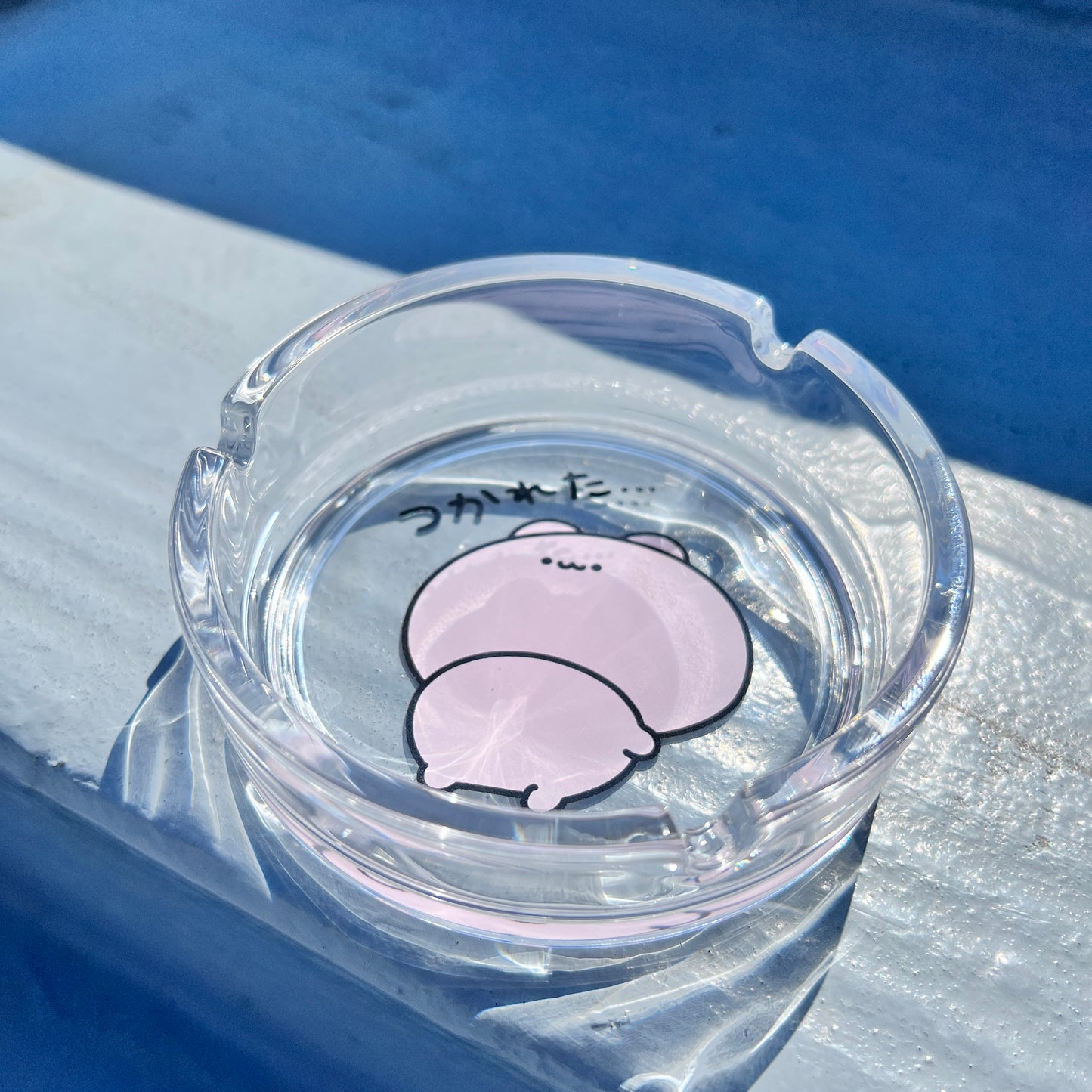 [ASAMIMICHAN] Glass Ashtray for When You're Tired