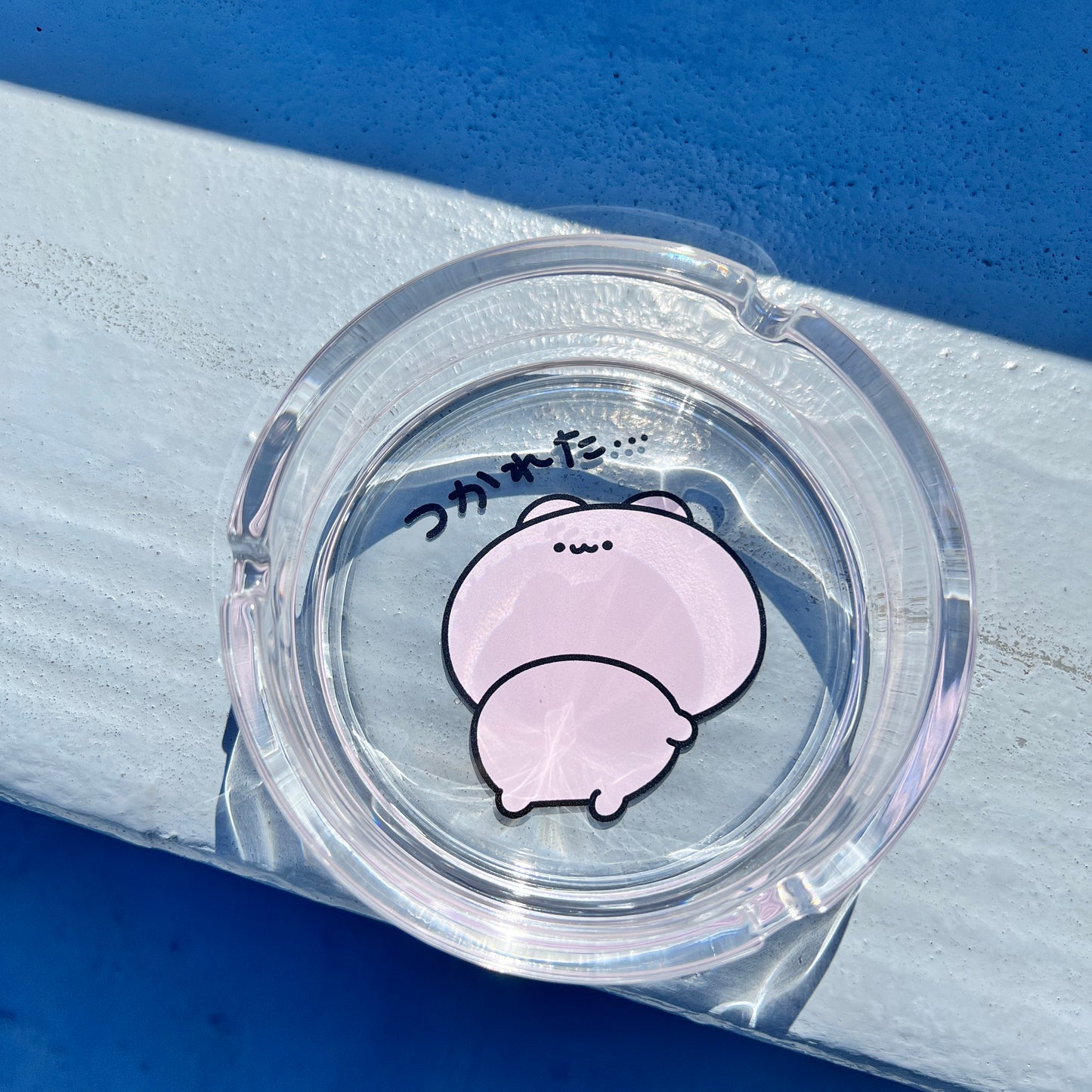 [ASAMIMICHAN] Glass Ashtray for When You're Tired