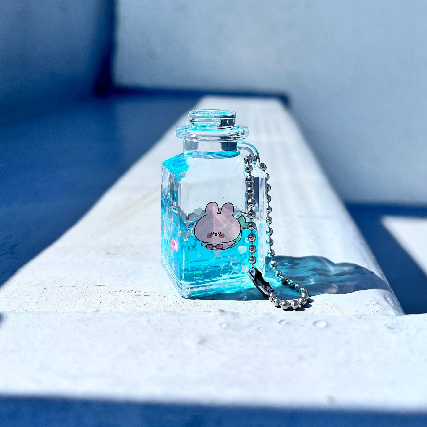 [ASAMIMICHAN] Mermaid Asamimi Liquid Keychain