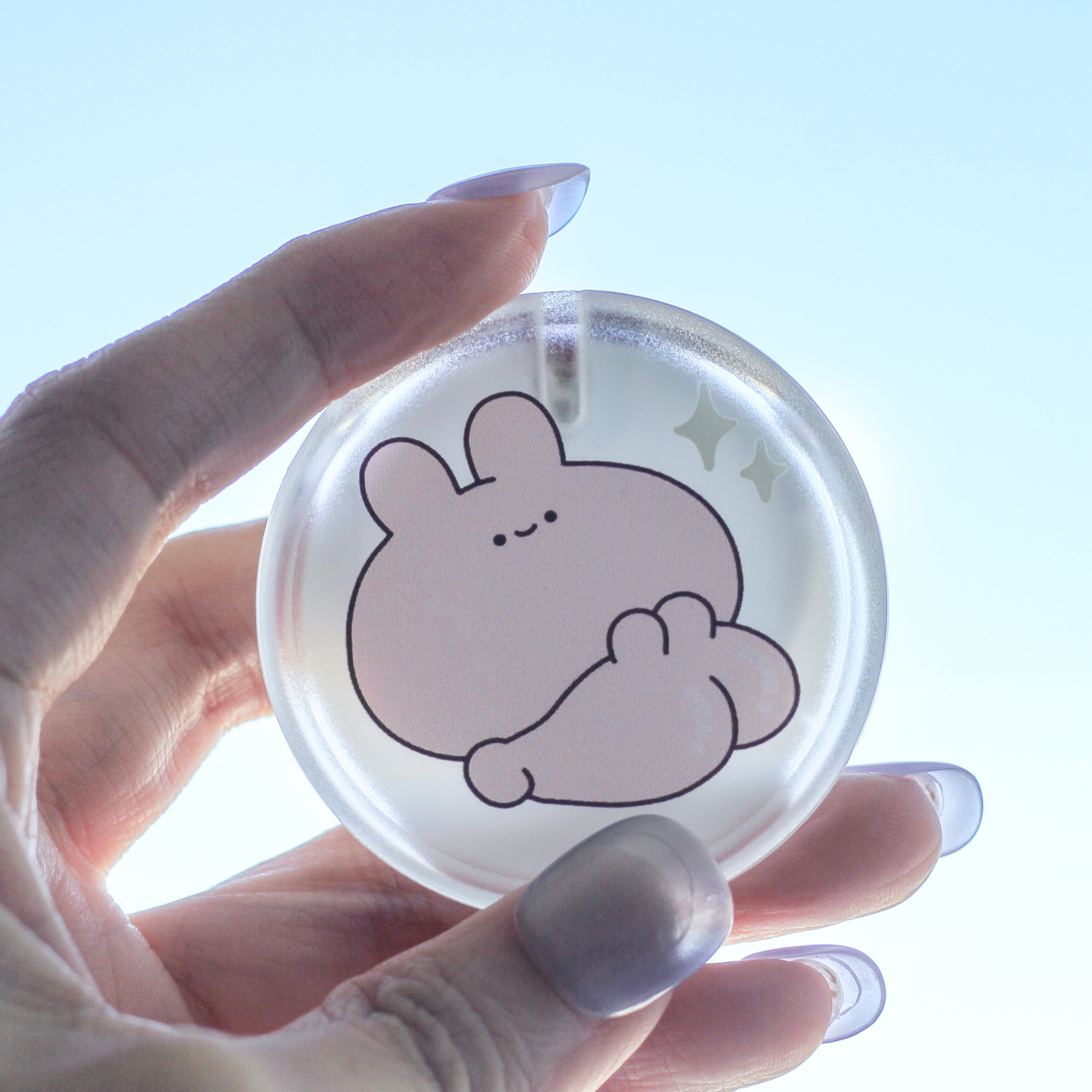 ASAMIMI-CHAN ] Smooth Butt LED Badge [Shipping in mid-November