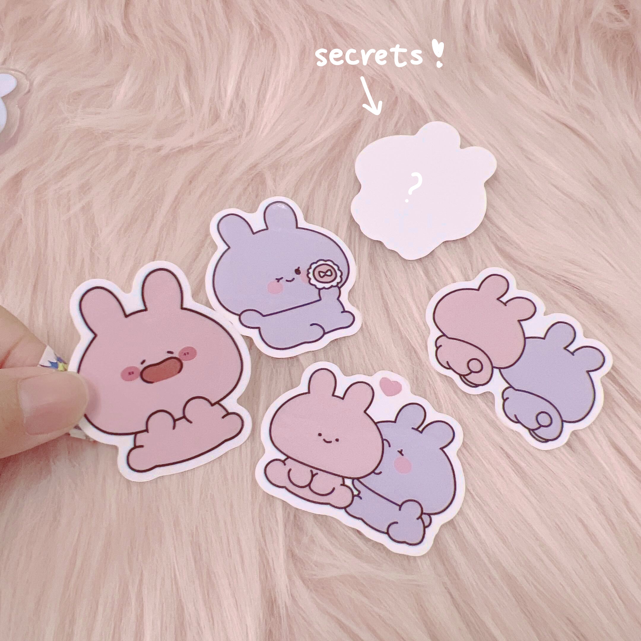 みどちゃん✩.*˚人物ステッカー マステ あさみみちゃん】ランダムステッカー（シークレットあり）（あさみみ
