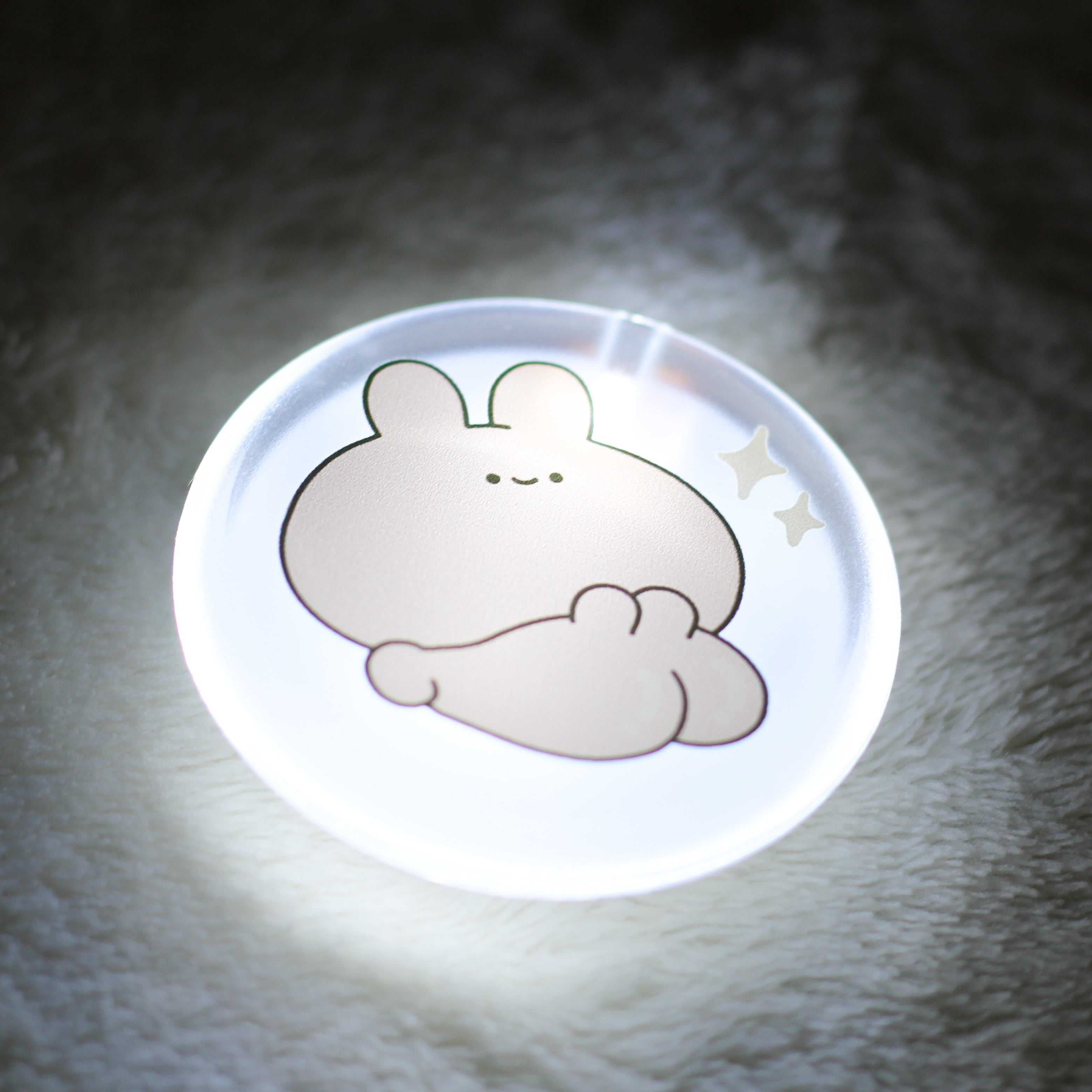 ASAMIMI-CHAN ] Smooth Butt LED Badge [Shipping in mid-November