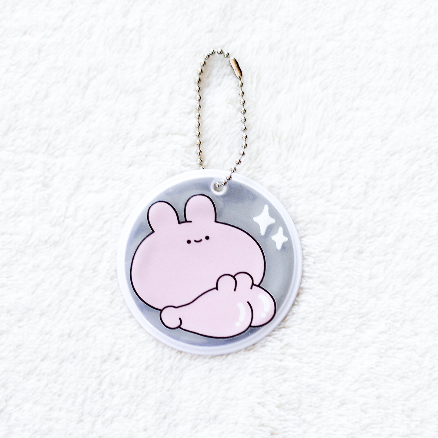 [ASAMIMI-CHAN ] Shiny butt reflective keychain [Shipping in mid-November]