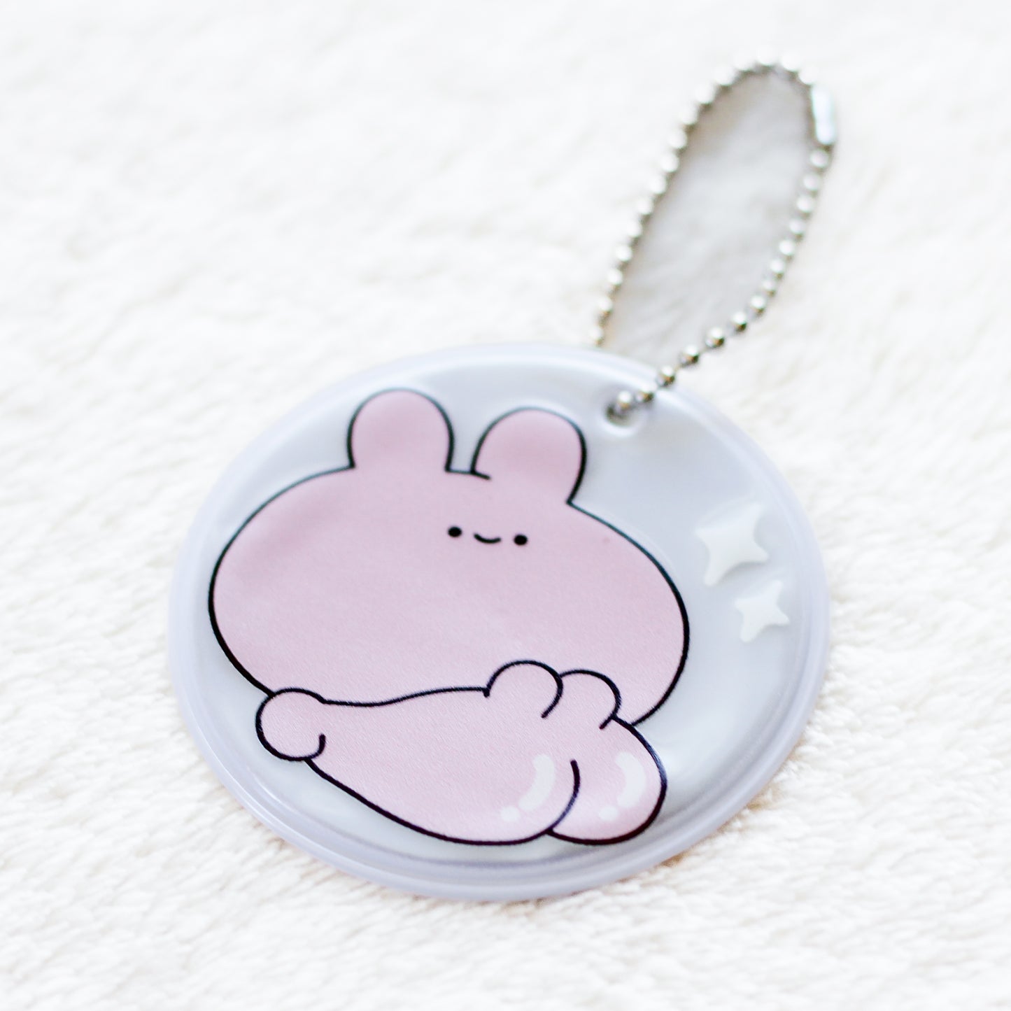 [ASAMIMI-CHAN ] Shiny butt reflective keychain [Shipping in mid-November]