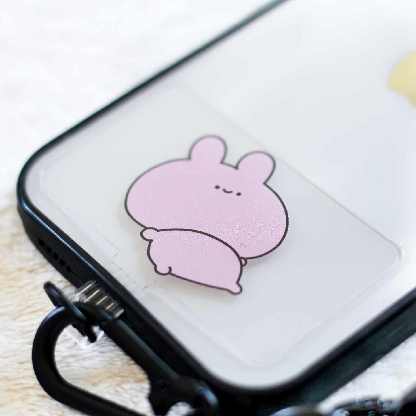 [ASAMIMI-CHAN ] Lazy Phone Tab (with strap) [Shipping in mid-November]