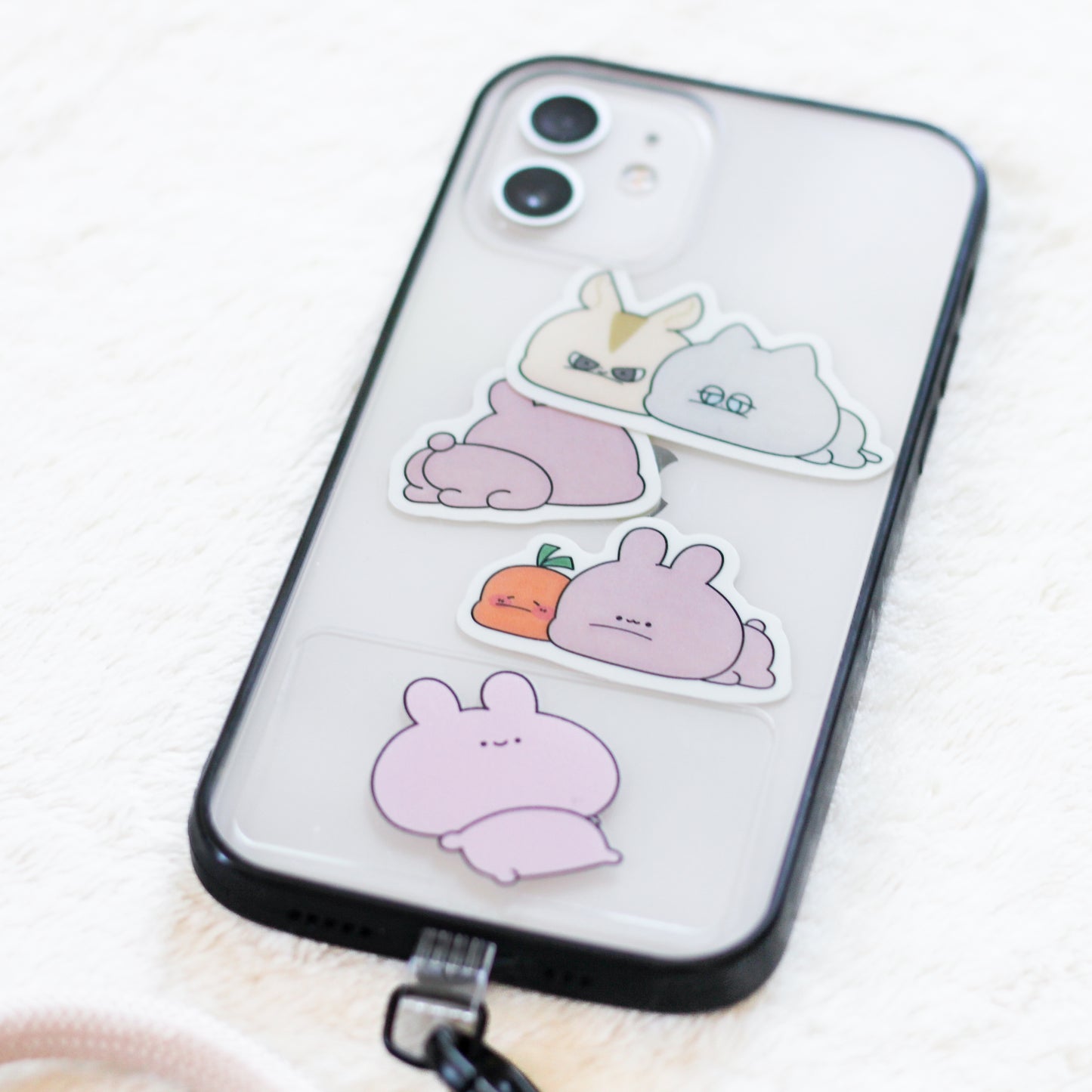 [ASAMIMI-CHAN ] Lazy Phone Tab (with strap) [Shipping in mid-November]