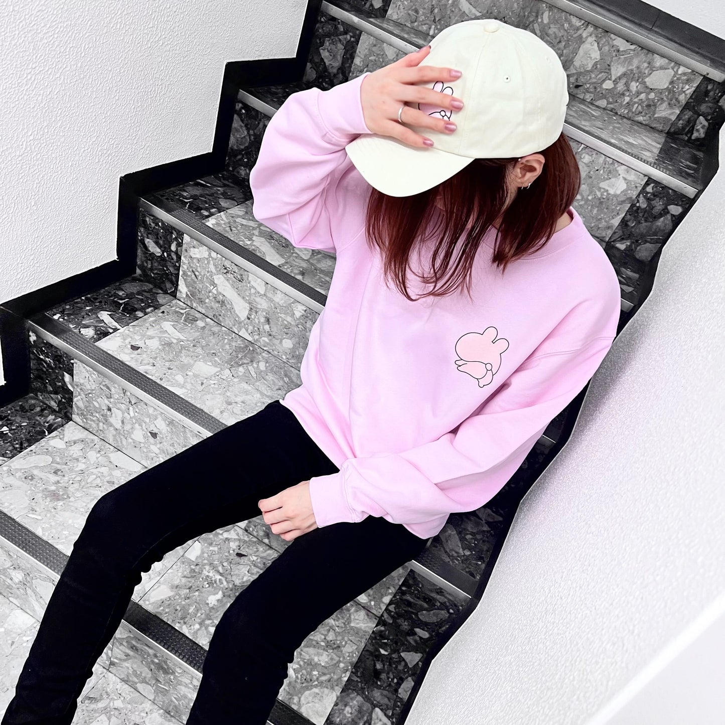 [ASAMIMI-CHAN 】Butt appeal❣ Printed sweatshirt [Shipping mid-November]